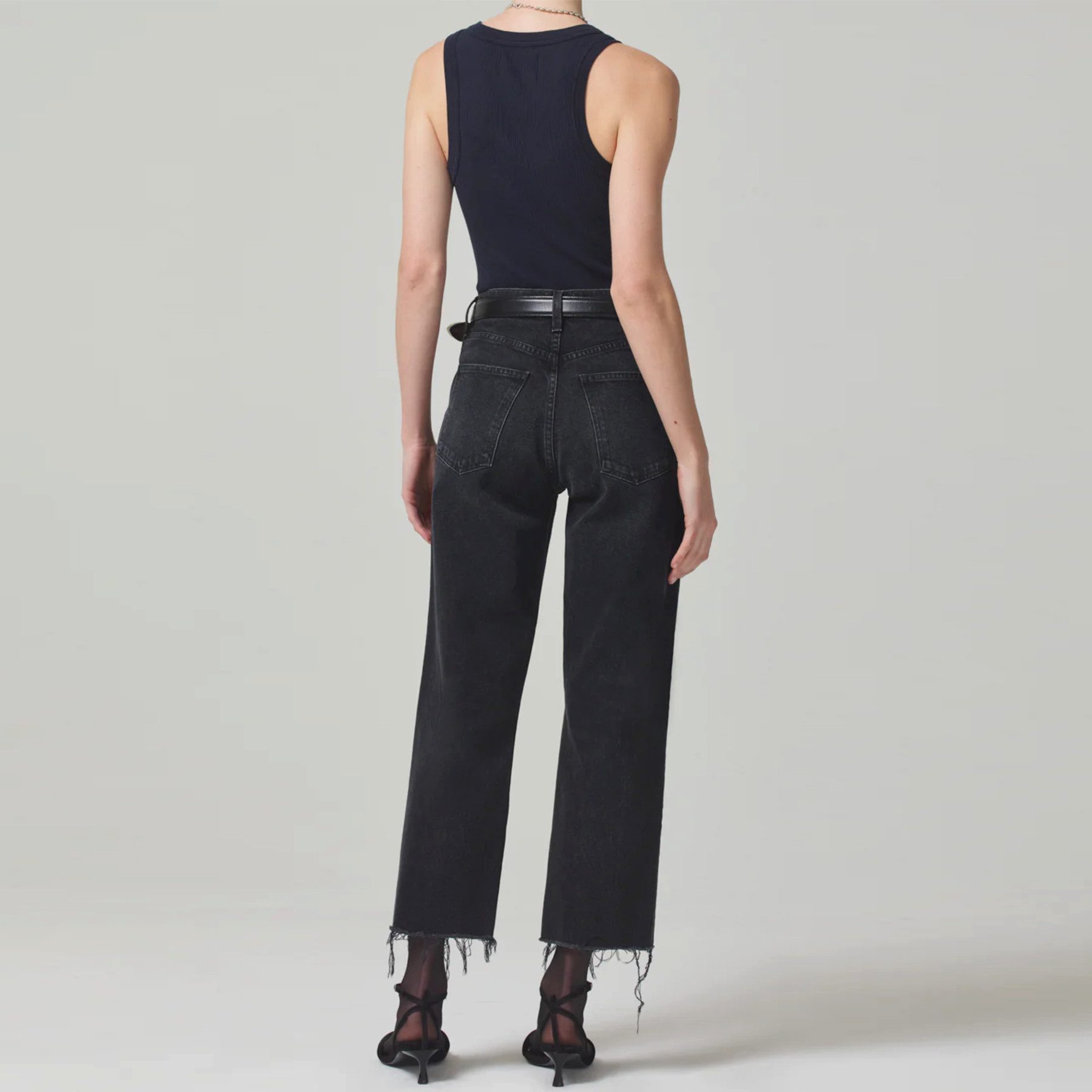 CITIZENS OF HUMANITY Straight-Jeans CITIZENS OF HUMANITY Jeans FLORENCE WIDE STRAIGHT - Schwarz