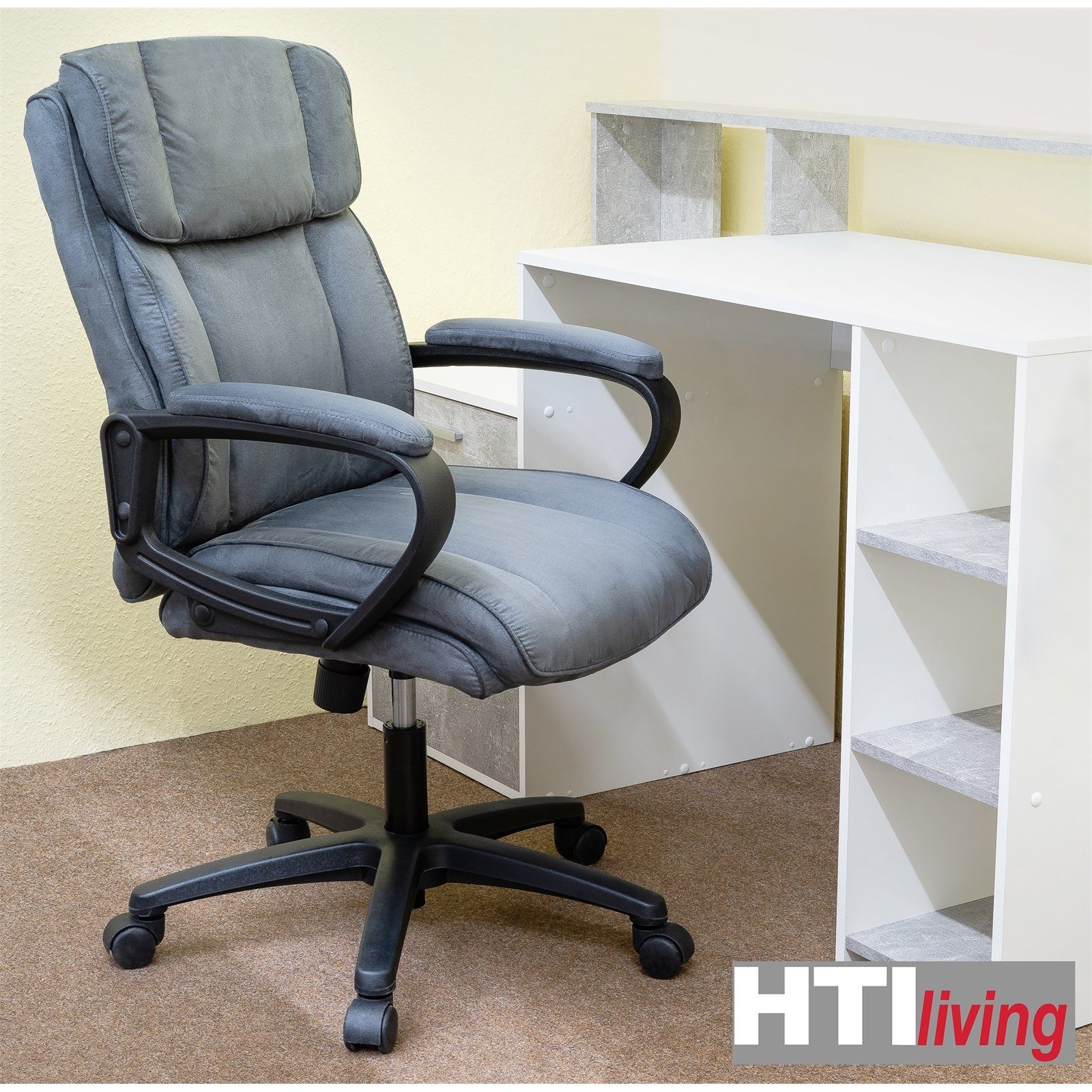 Bürodrehstuhl St), Gideon Drehstuhl HTI-Living (1 Schreibtischstuhl Chefsessel