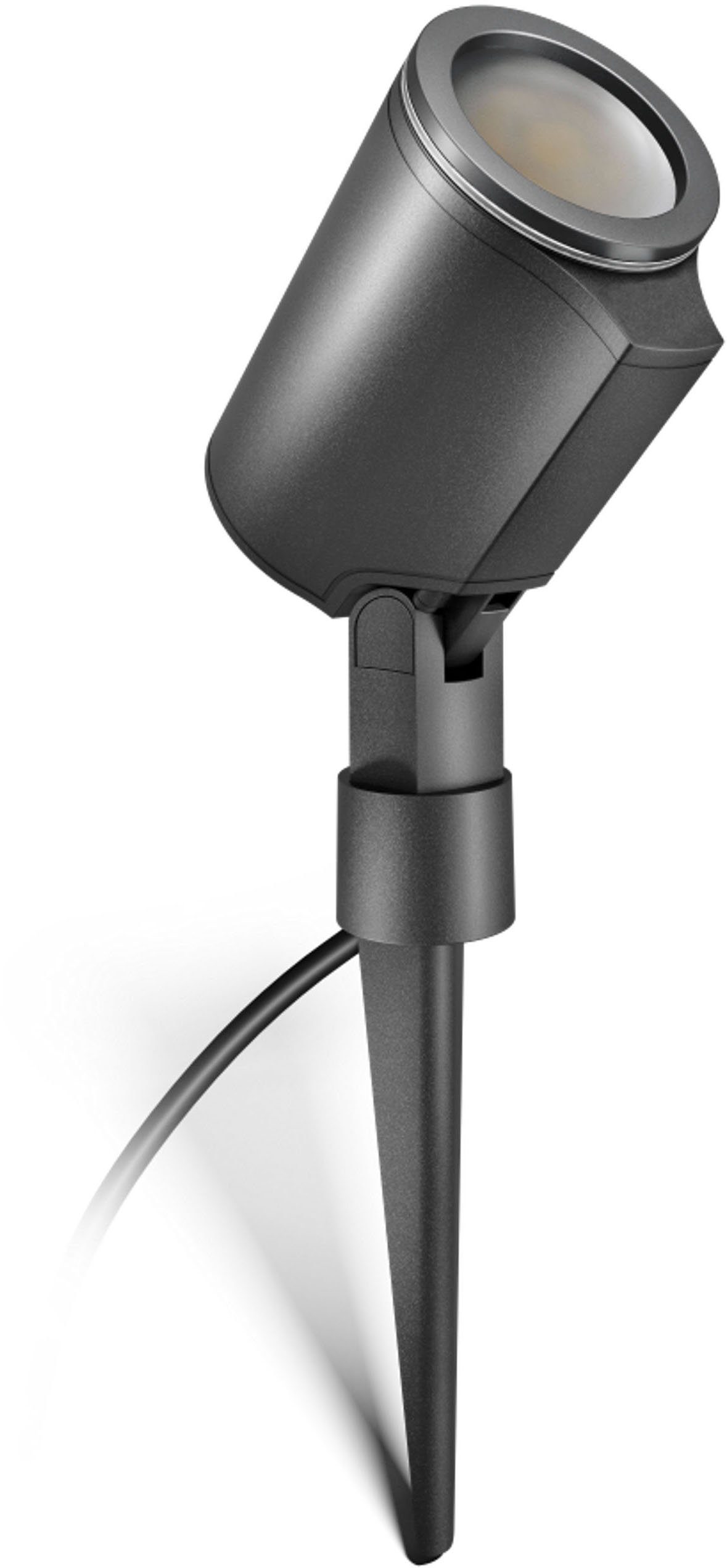 steinel LED Gartenstrahler Garden, Tageslichtsensor, LED wechselbar, Warmweiß