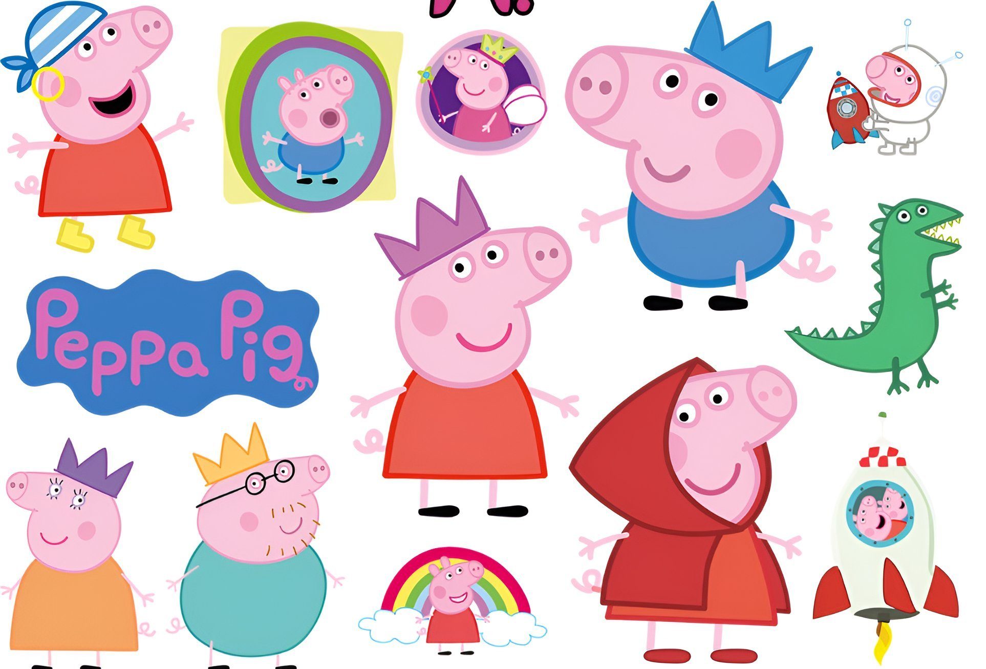 Kindertattoo Peppa Pig Kindertattoos Abwaschbar Party Geburtstag Wasserfest Tattoo