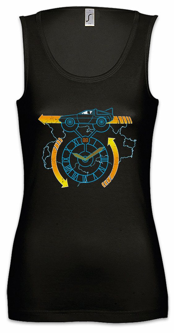 Tanktop Clocktower 88 Miles Ärmelloses Damen T-Shirt Zurück Eighties In McFly