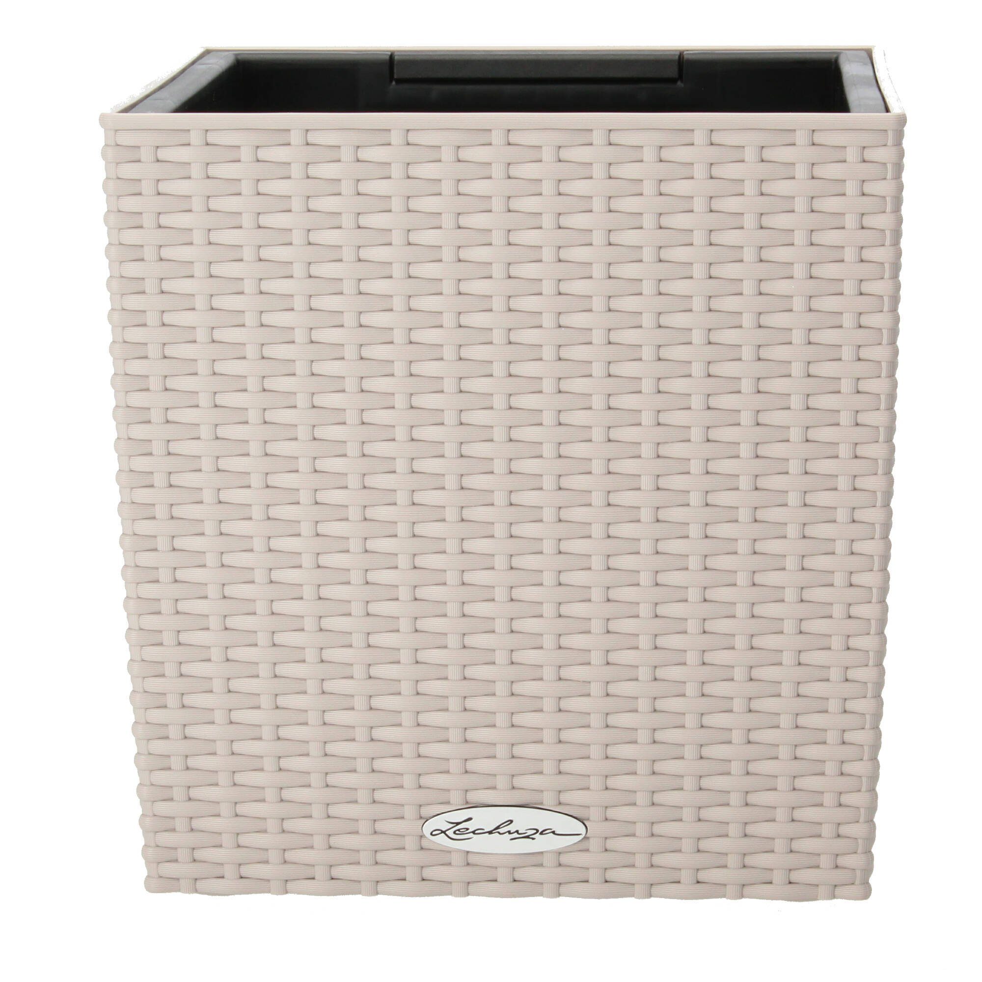 Lechuza® Pflanzkübel Lechuza Blumentopf groß Cube Cottage 50 sandbraun