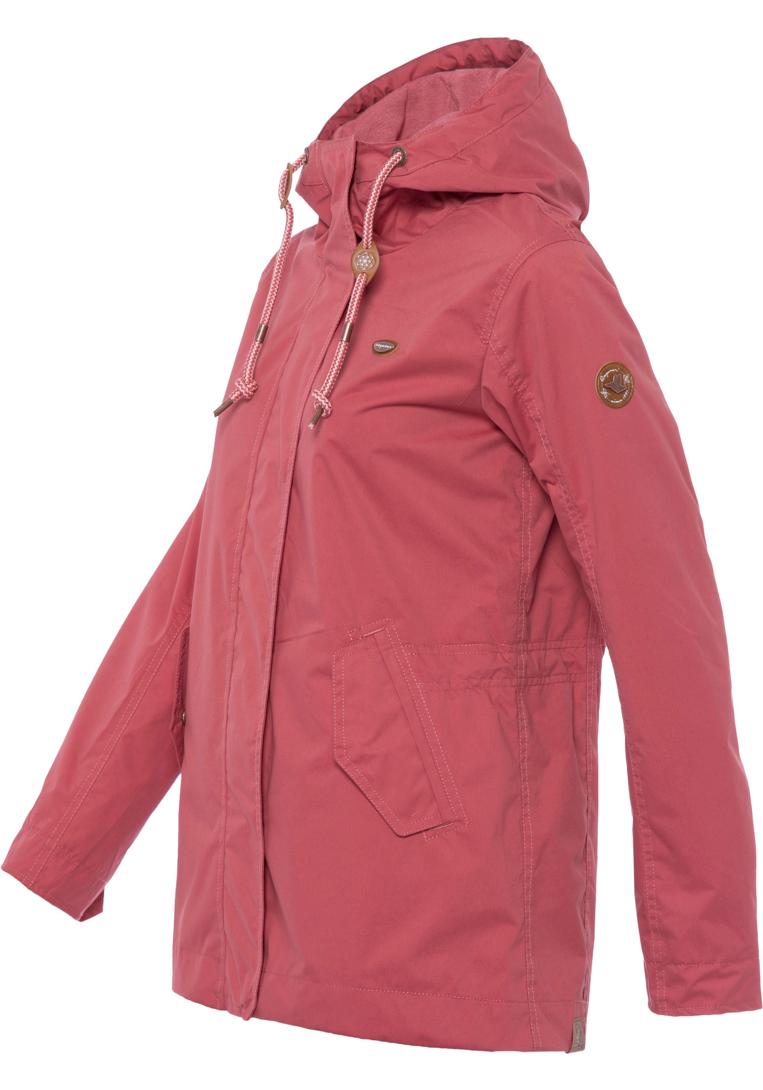 4041 Waterproof rose Funktionsjacke Übergangsjacke stylische LENCA fabric Ragwear