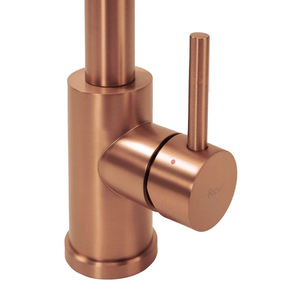 wohnwerk.idee Küchenarmatur Wasserhahn Küche ausziehbar Gold Matt Gebürstet Kupfer Schwarz Chrom