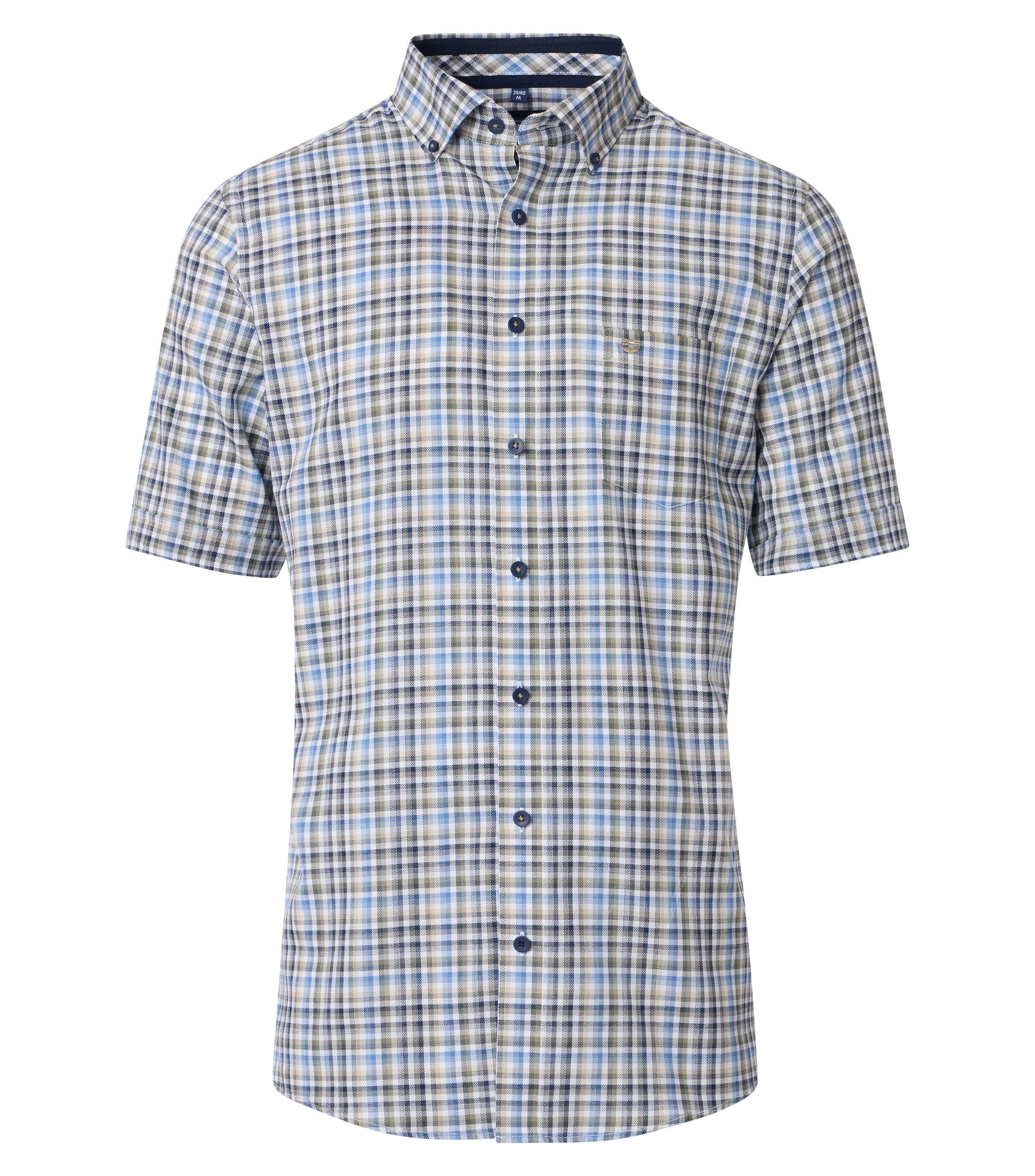 Kurzarmhemd kariert Comfort Fit
