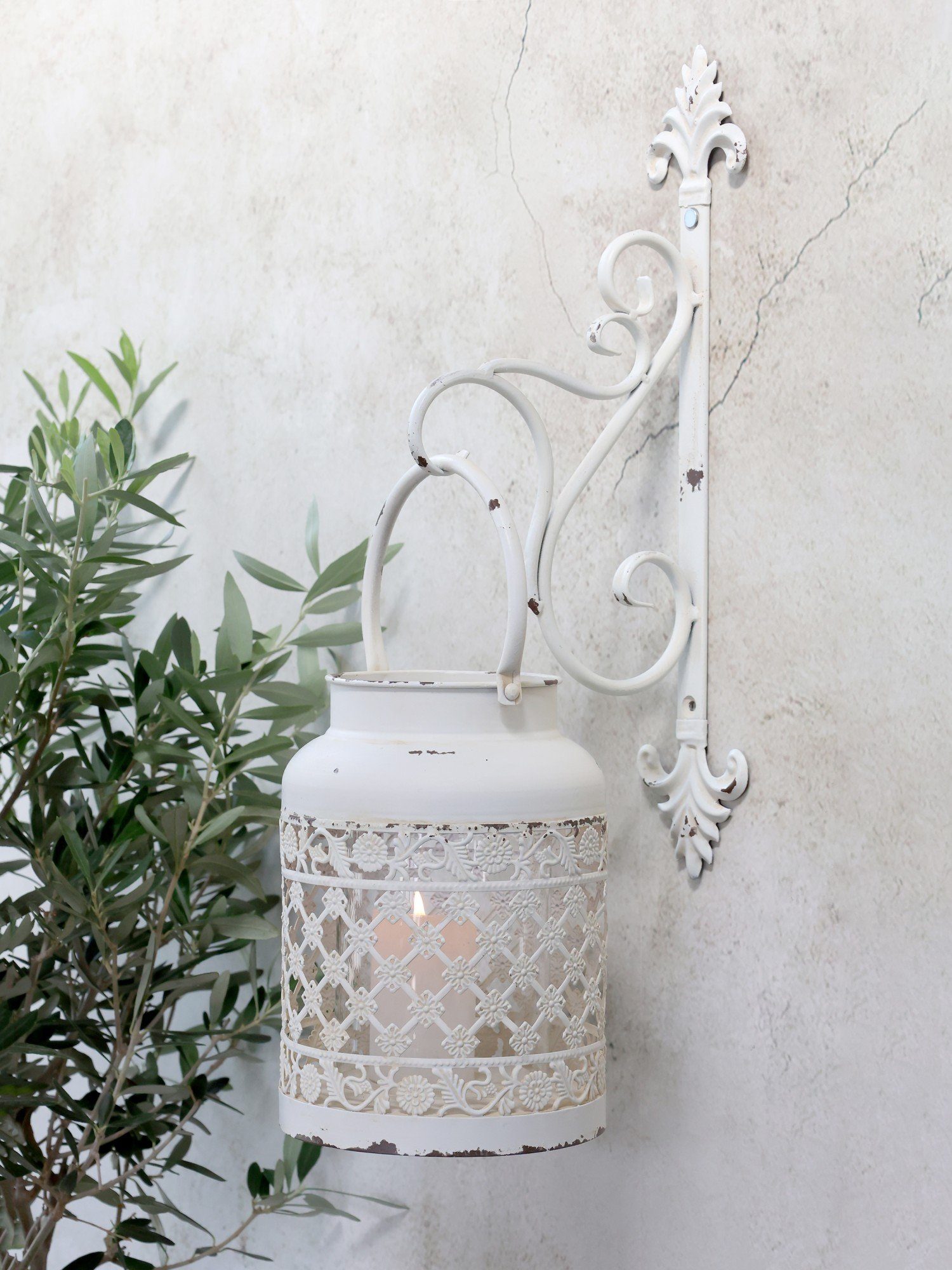 Chic Antique Kerzenlaterne Wandaufhang für Laternen günstig online kaufen