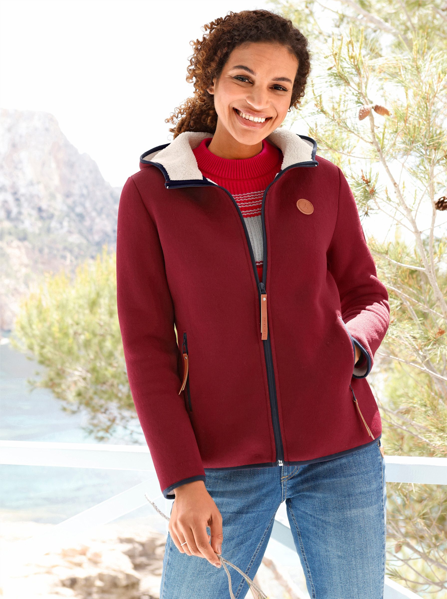 Witt Fleecejacke Strickfleece-Jacke günstig online kaufen