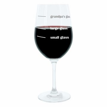 LEONARDO Weinglas XL Grandpas Glass, Glas, lasergraviert