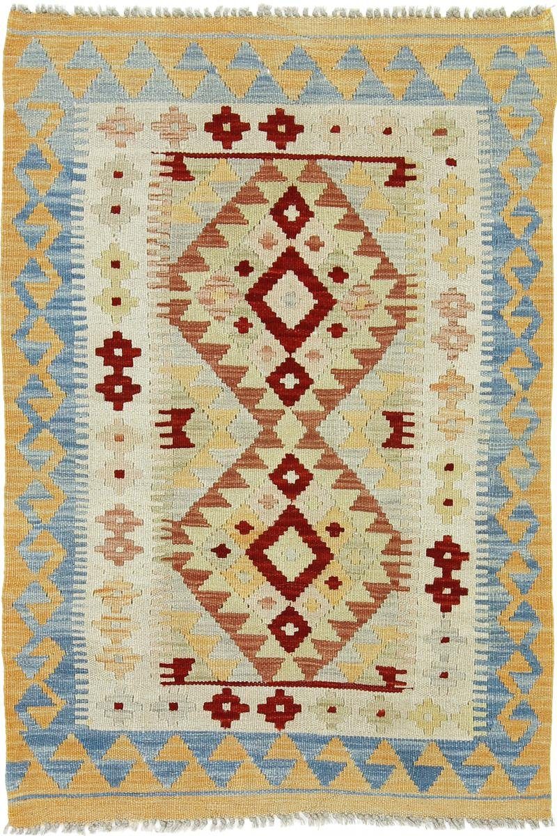 Orientteppich Kelim Afghan 81x117 Handgewebter Orientteppich, Nain Trading, rechteckig, Höhe: 3 mm