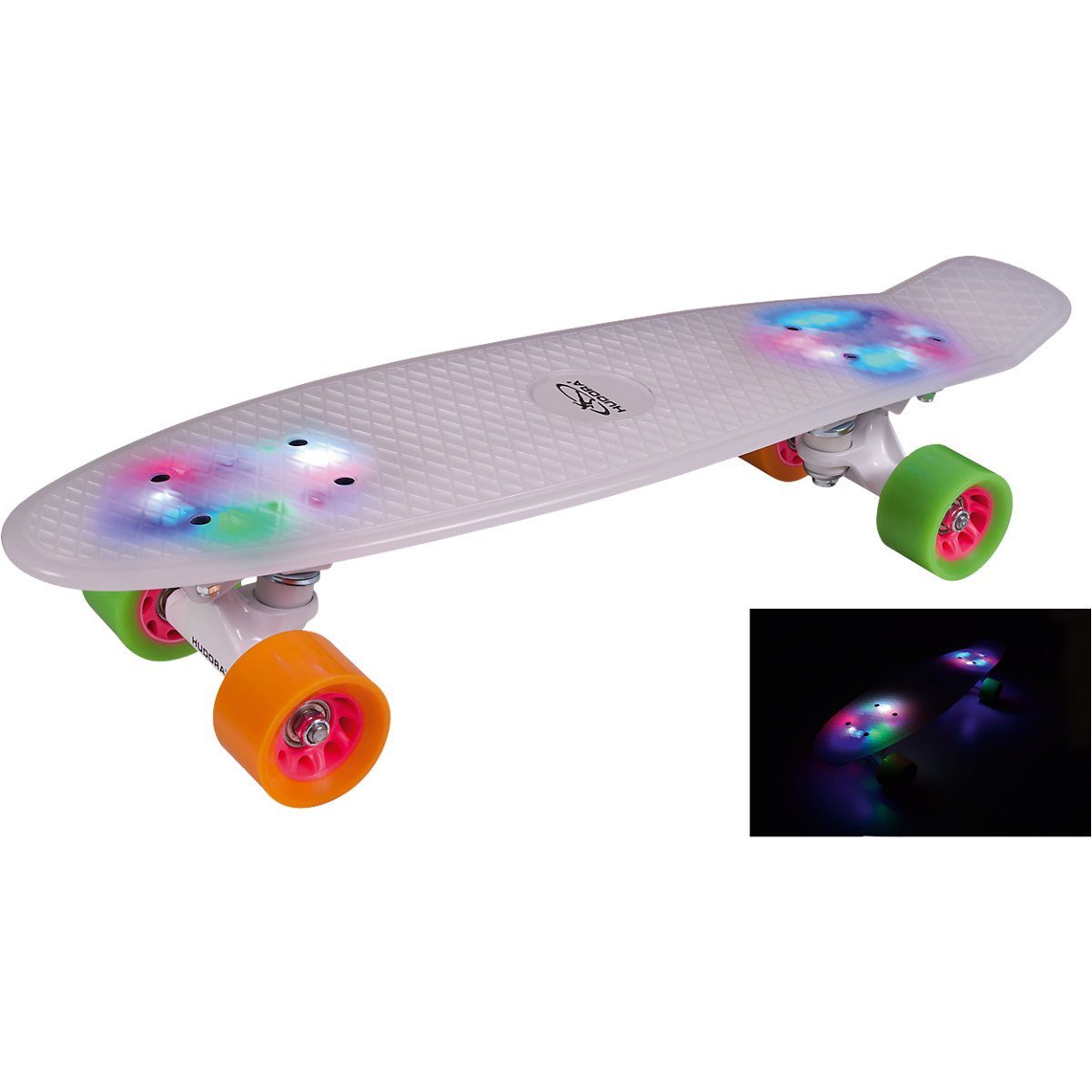 Hudora Skateboard Beachboard Rainbow
