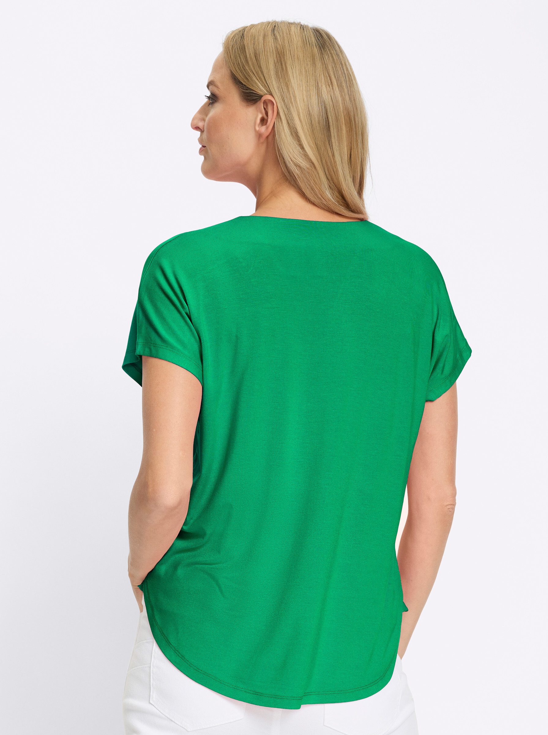 heine T-Shirt Shirtbluse Kurzarm – Bild 2 von 5