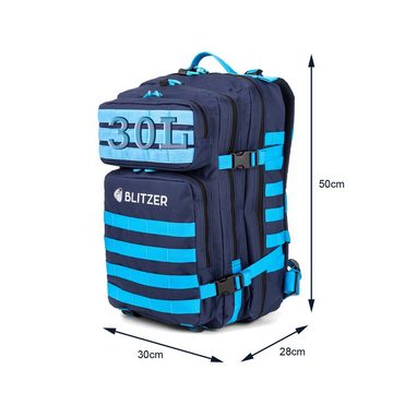 BLITZER Wanderrucksack Militär Rucksack Assault 30L oder 50L Einsatzrucksack, Nylon 900D