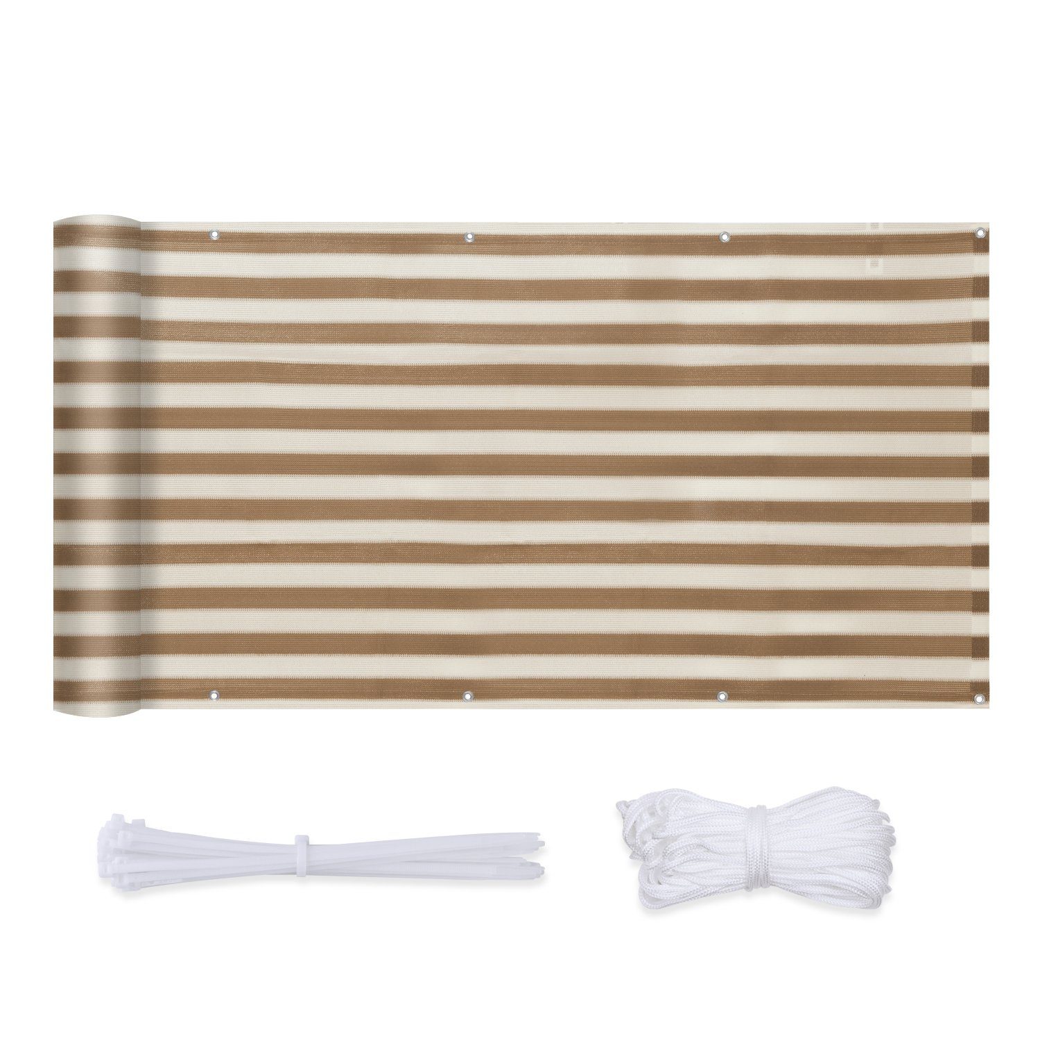 Sekey Balkonsichtschutz 90x500cm HDPE Balkonsichtschutz Wetterfest günstig online kaufen