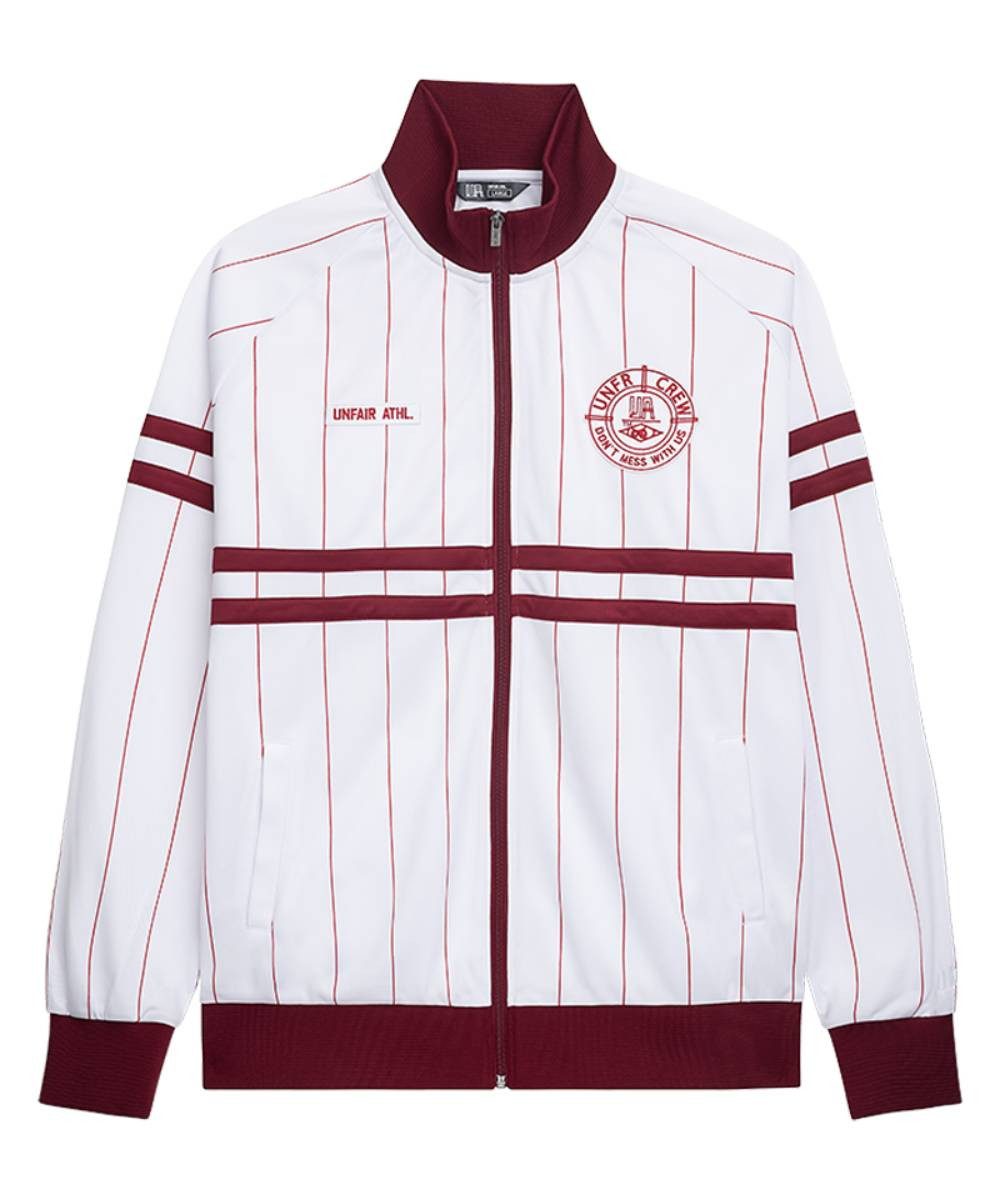 Unfair Athletics Trainingsjacke Jacke Unfair DMWU Pinstripe white/burgundy günstig online kaufen