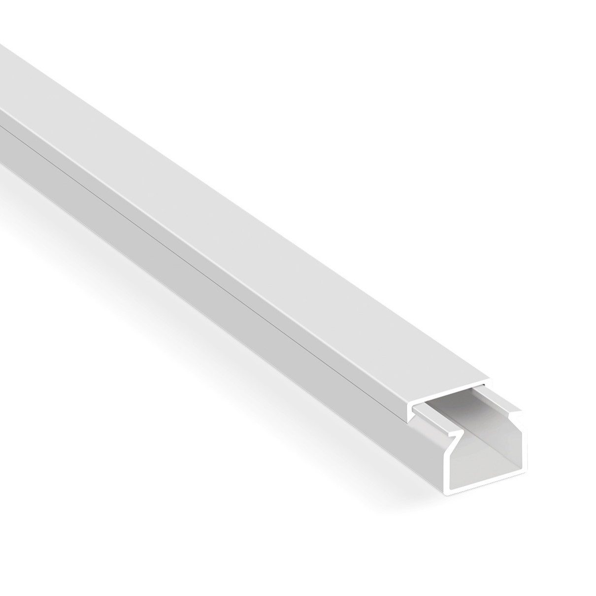 ARLI Kabelkanal Schraubbar mit Bodenlochung (16m, 16-St., Set), PVC, schwer entflammbar, IP-Bewertung: IP40