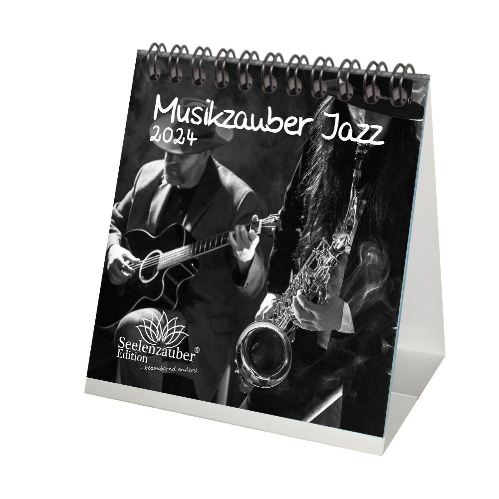 Seelenzauber Tischkalender Musikzauber Jazz Kalender für 2025 Format 