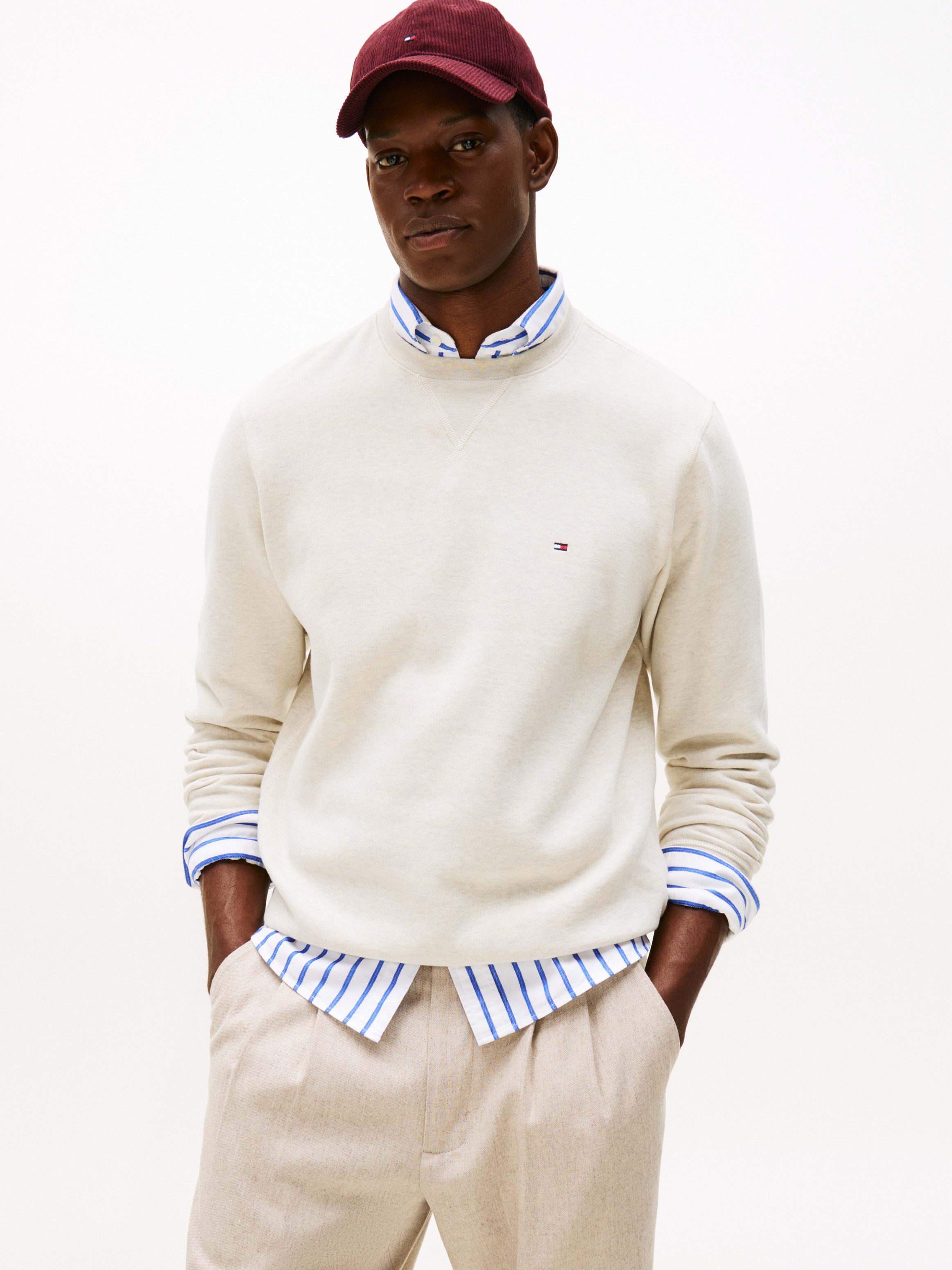 Tommy Hilfiger Sweatshirt "ESS SEASONAL FLEECE CREWNECK mit Rundhals und St günstig online kaufen