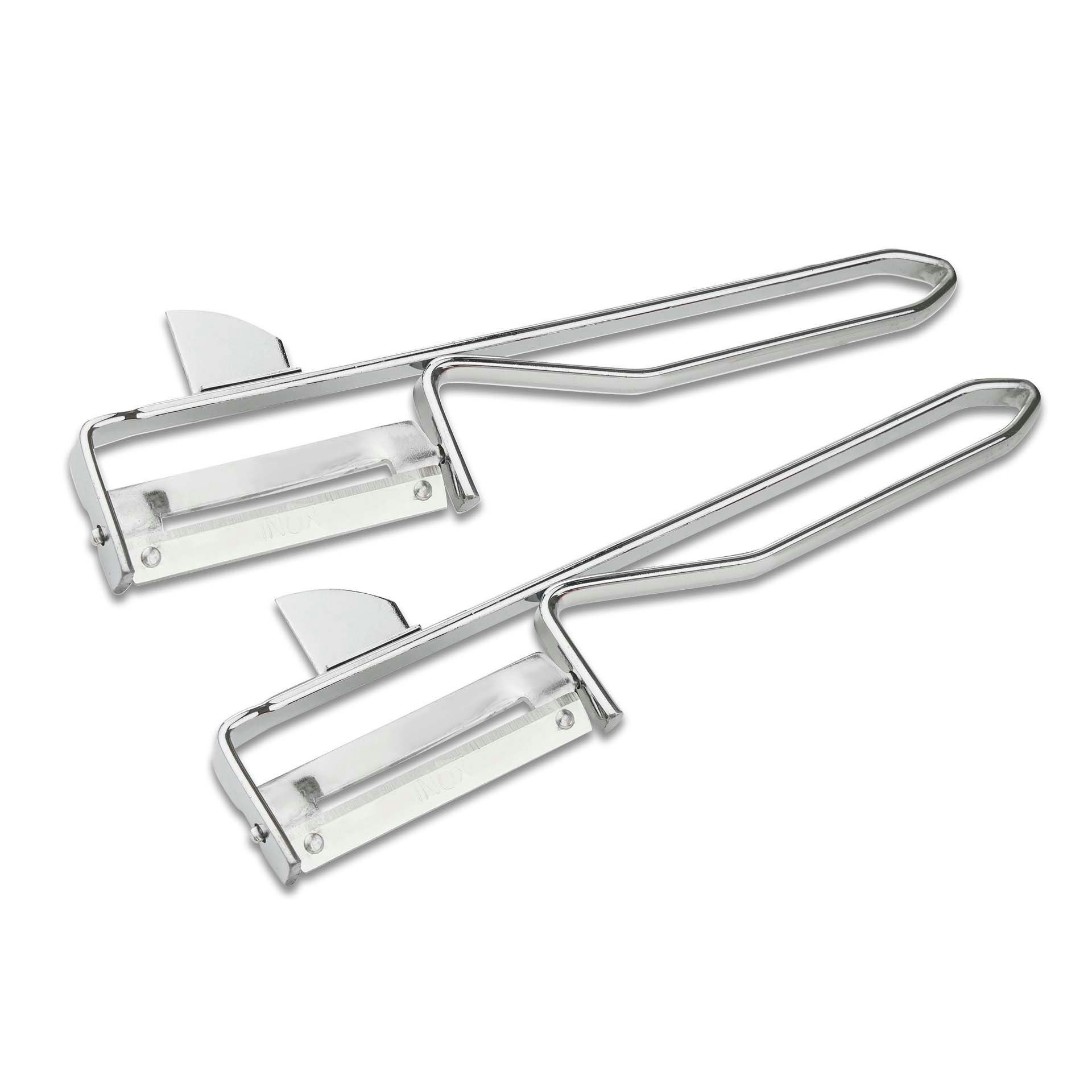 FMprofessional Sparschäler Edelstahl Sparschäler-Set, Universalschäler, Küchenhelfer