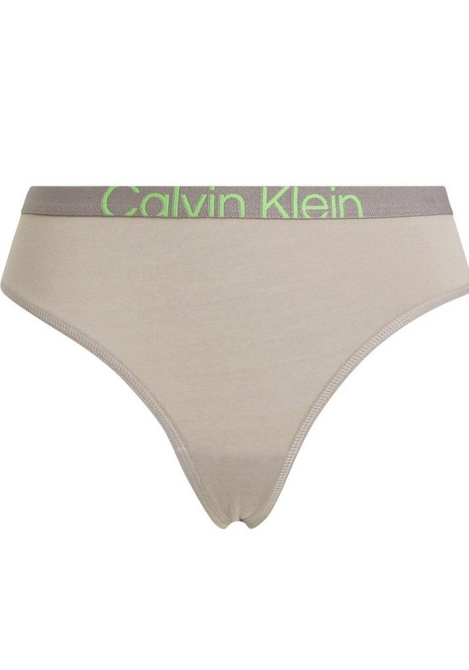 Calvin Klein Underwear T-String MODERN THONG mit CK-Logo am Bund