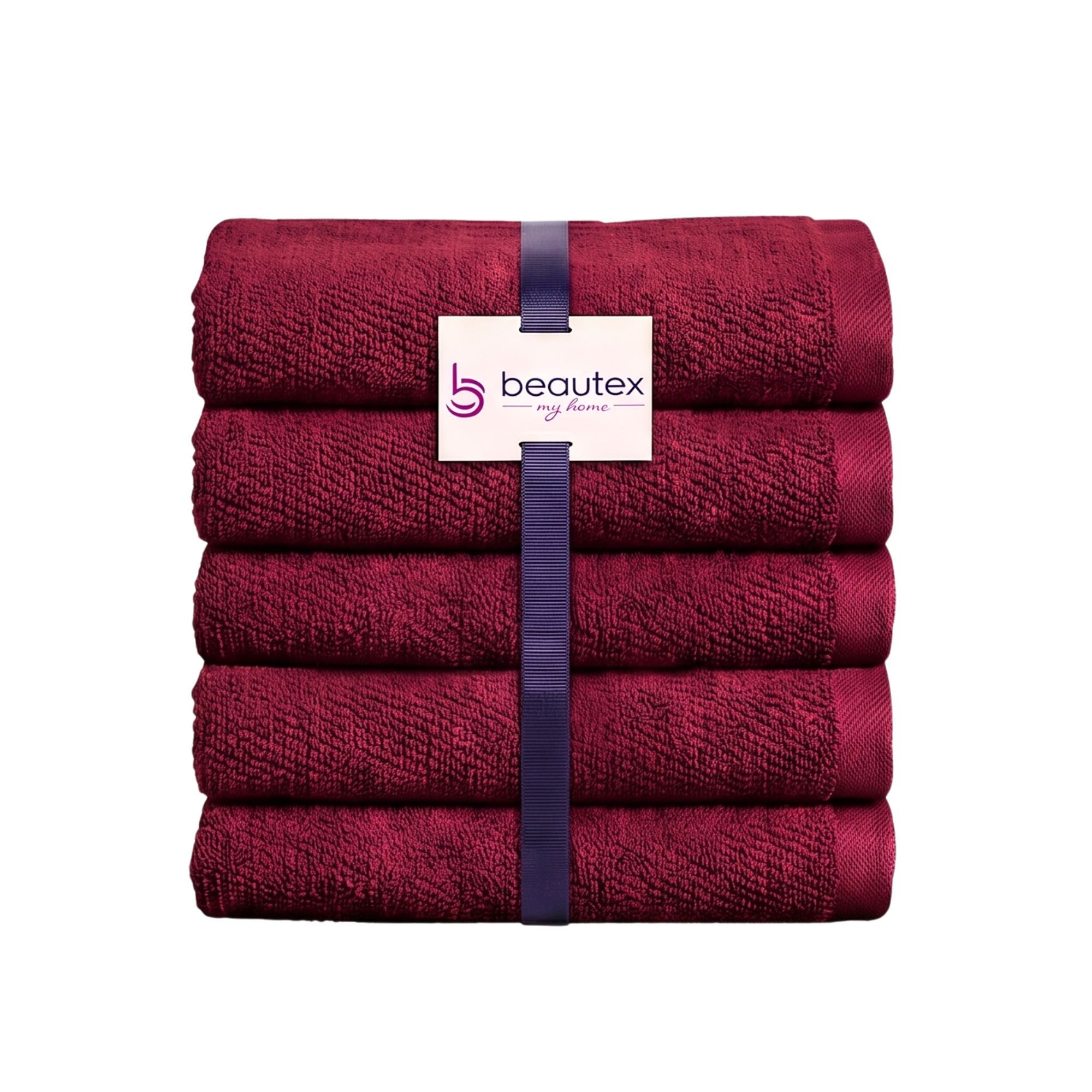 Beautex Handtuch Set, Premium Frottier Sets, 100% Baumwolle 550g/m², Multischlaufen-Optik, Frottier, saugstark, weich, flusenfrei, schnelltrocknend, schadstoffgeprüft