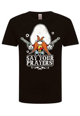 LOGOSHIRT T-Shirt Looney Tunes - Yosemite - Say Your Prayers mit coolem Print