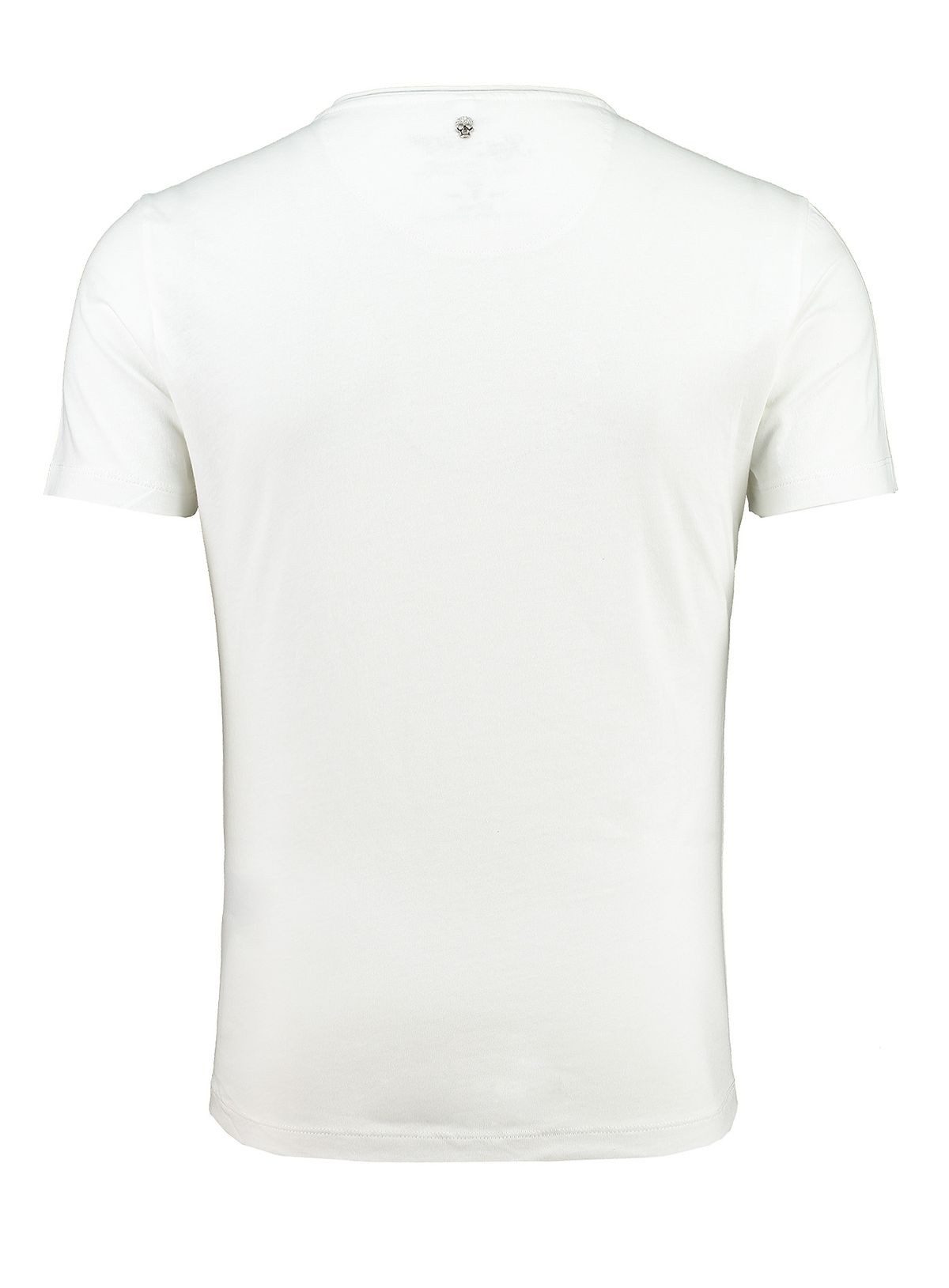 Key Largo T-Shirt Hype Skull Print vintage Look MT00340 Rundhals-Auschnitt bedruckt kurzarm slim fit