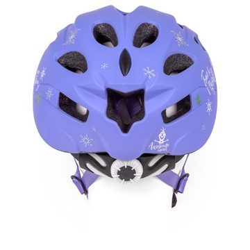 Seven Polska Kinderfahrradhelm Kinder "Frozen 2", LILA, M: 52-56cm, In-Mold-Tec, ab ca. 6 Jahre