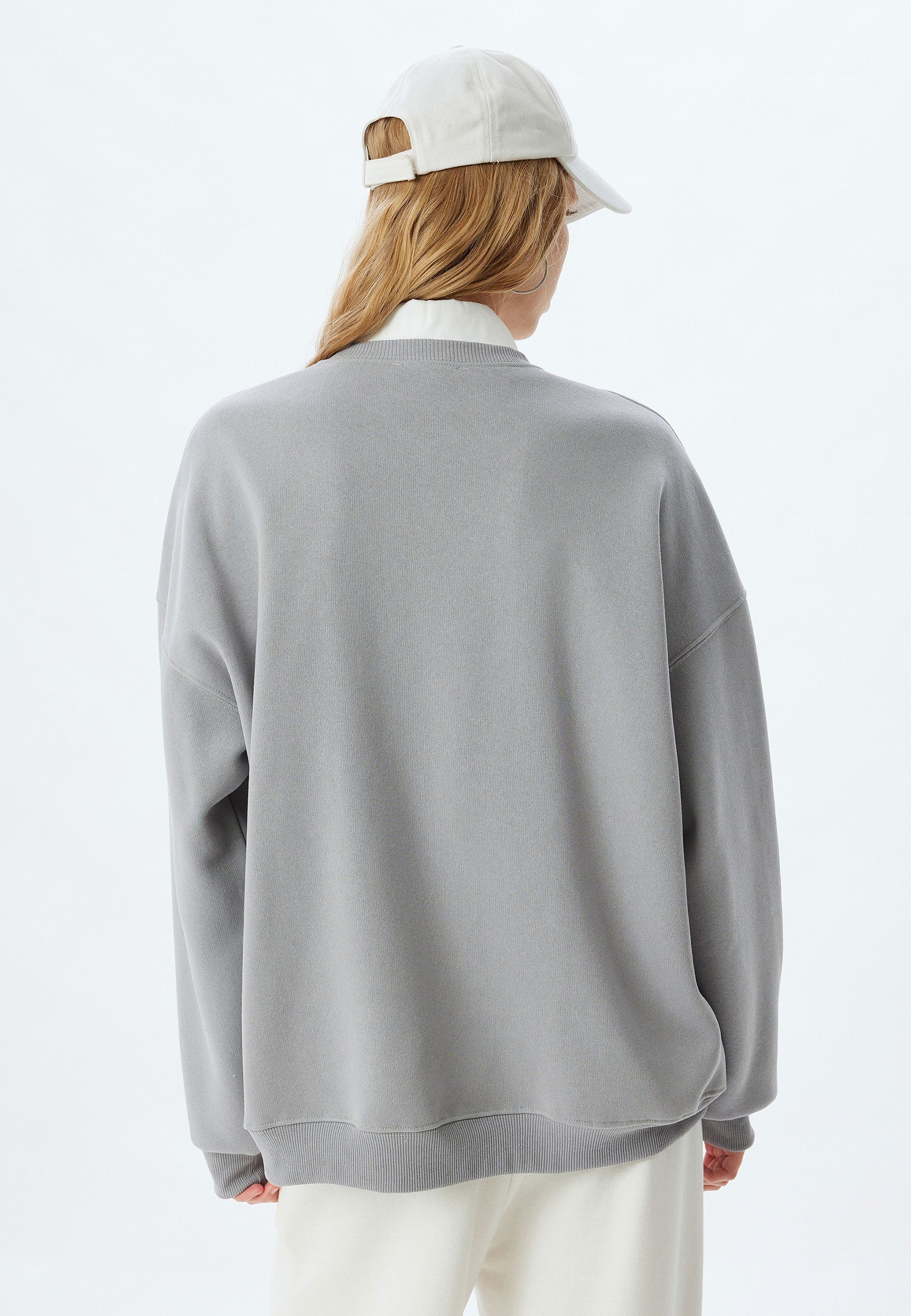 Koton Sweatshirt Rundhalsausschnitt Mit Aufdruck