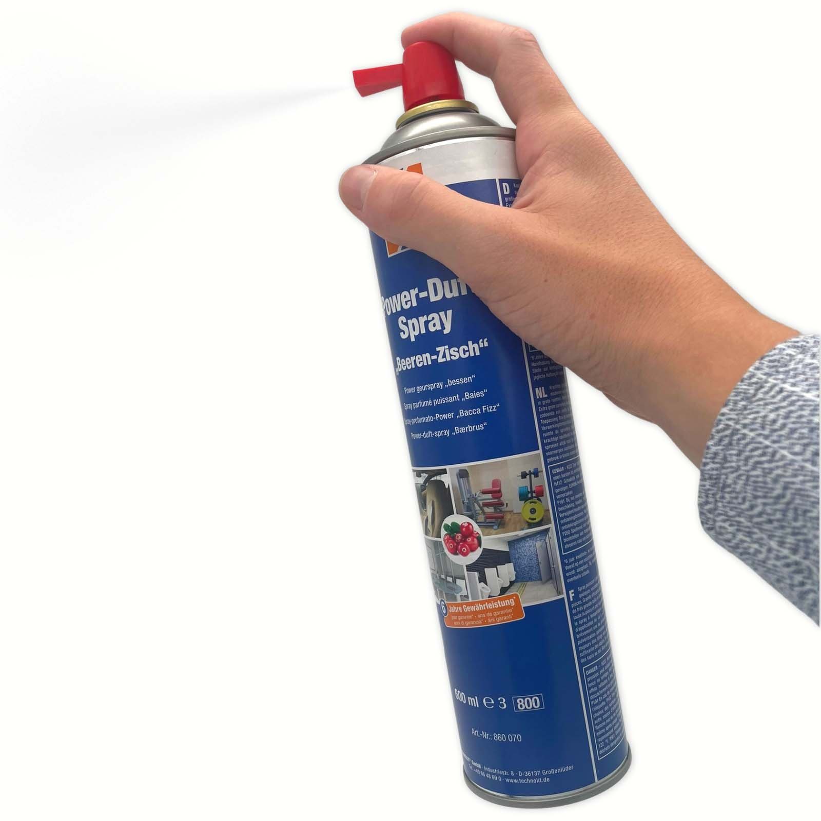 TECHNOLIT® Power Duft-Spray 600ml Raumspray Lufterfrischer Raumerfrischer Raumdeo Universalreiniger