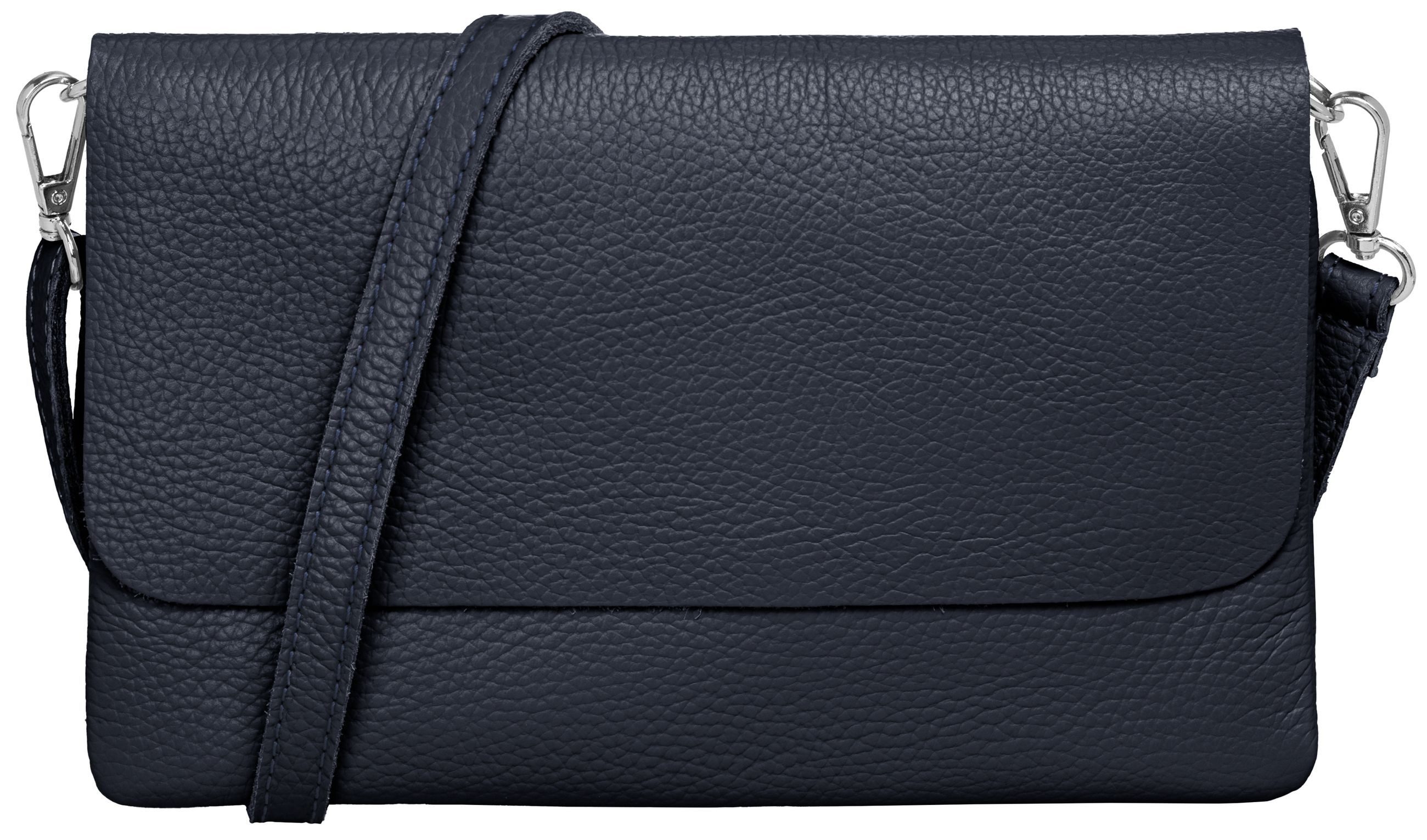 Caspar Clutch Abendtasche Damen Leder Handtasche - CLASSIC LINE - Modell No.835, leicht, elegant & unempfindlich - 100% Echtleder - Handmade in Italy
