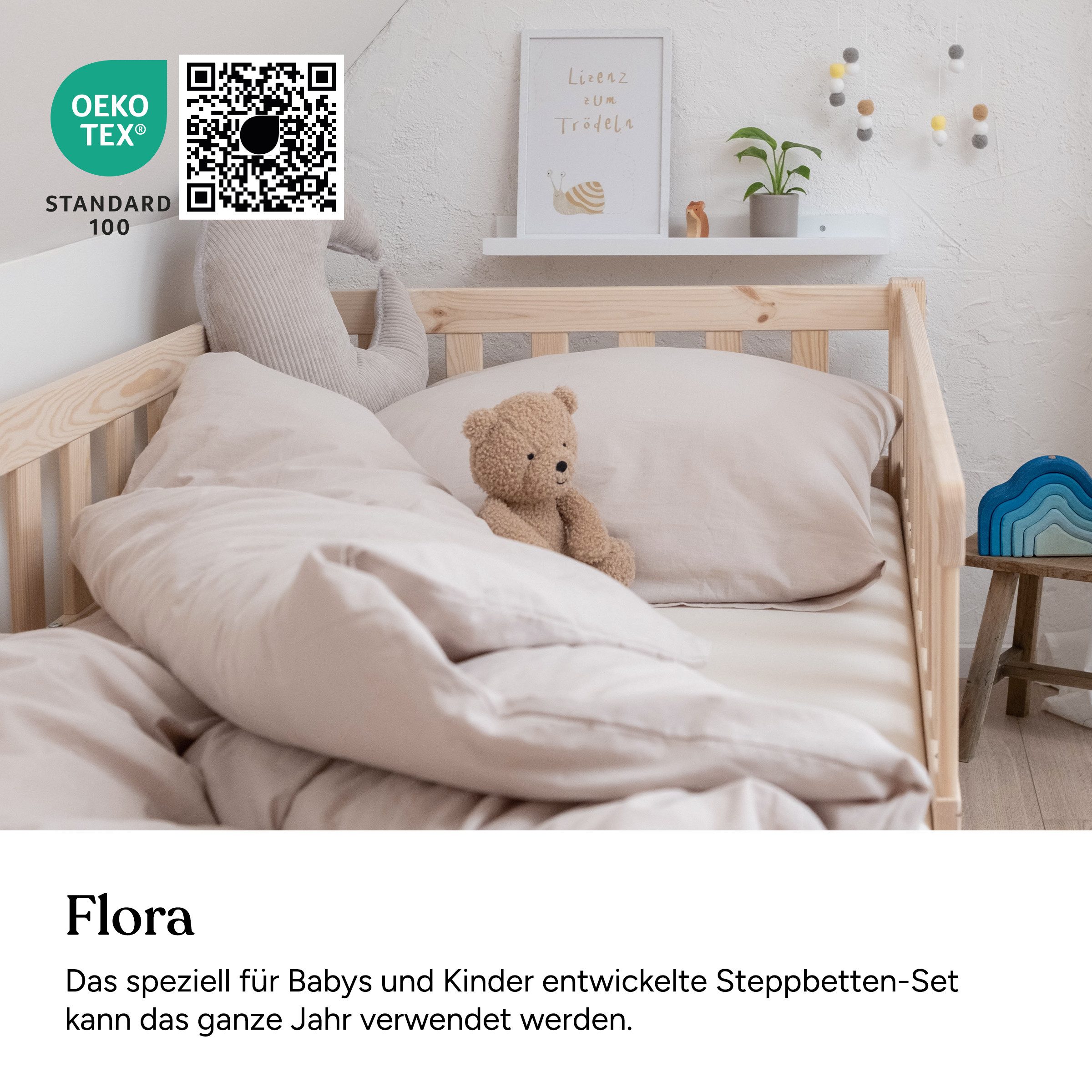 Ehrenkind Steppbett + Kopfkissen Kinder-Steppbetten-Set in verschiedenen Au günstig online kaufen