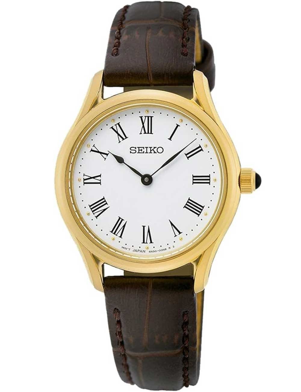Seiko Quarzuhr Seiko SWR072P1 Damenuhr Saphirglas 29mm 5ATM Seiko SWR072P1 Damenuhr Saphirglas 29mm 5ATM