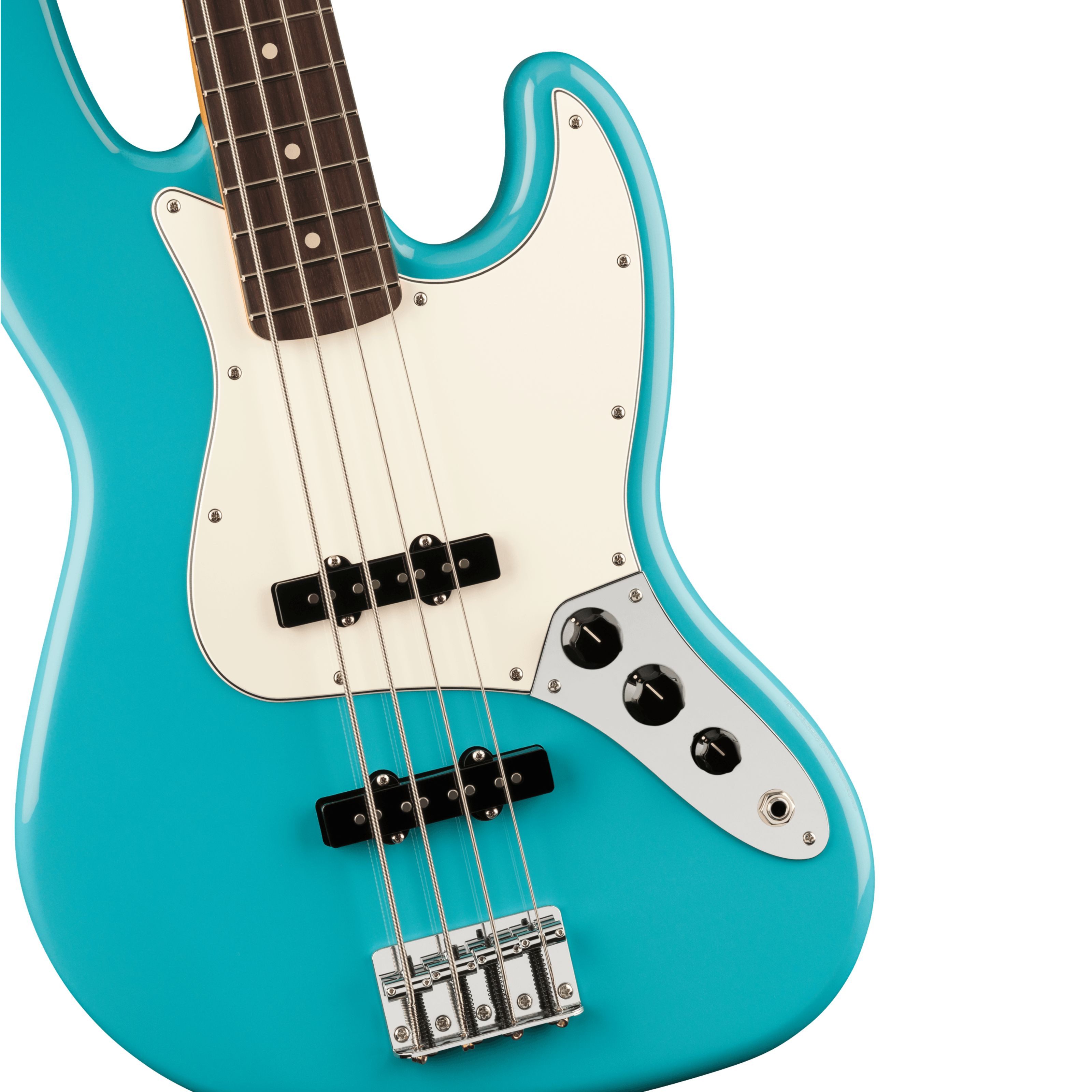 Fender E-Bass, E-Bässe, 4-Saiter E-Bässe, Player II Jazz Bass RW Aquatone Blue - E-Bass