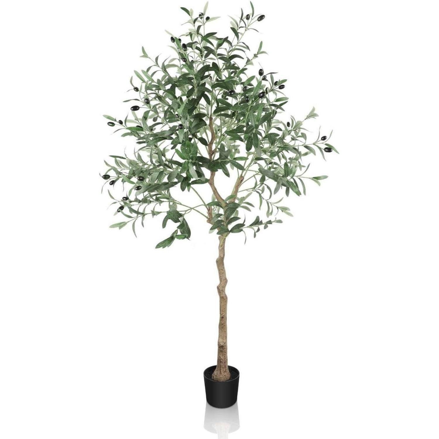 Kunstbaum Kunstpflanze Olivenbaum Balon Schlafzimmer Büro Hochzeit Typ-1 150 cm, LuxusKollektion, Höhe 150 cm