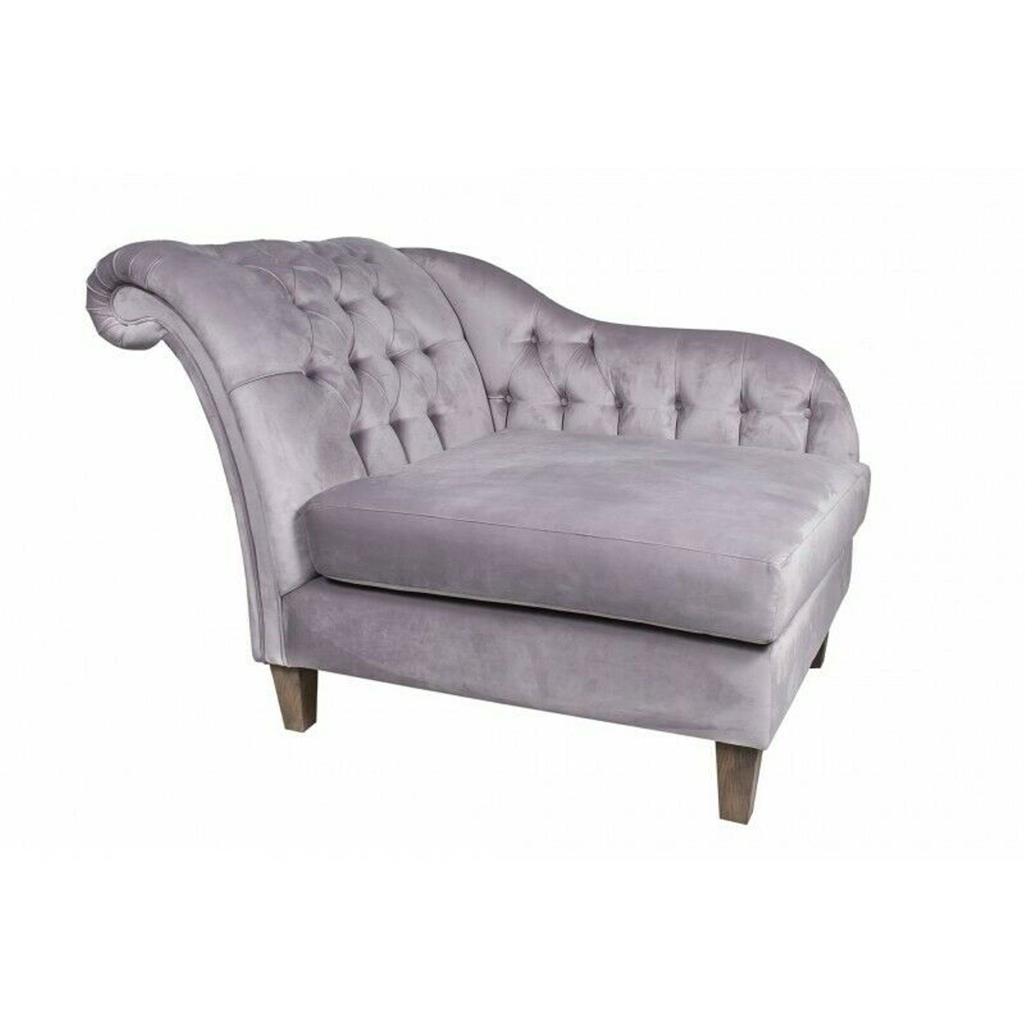 Shop von guter Qualität JVmoebel Chaiselongue Grauer Chesterfield Chaiselongue Liege Europe Neu, Relaxliege in Made Sofa