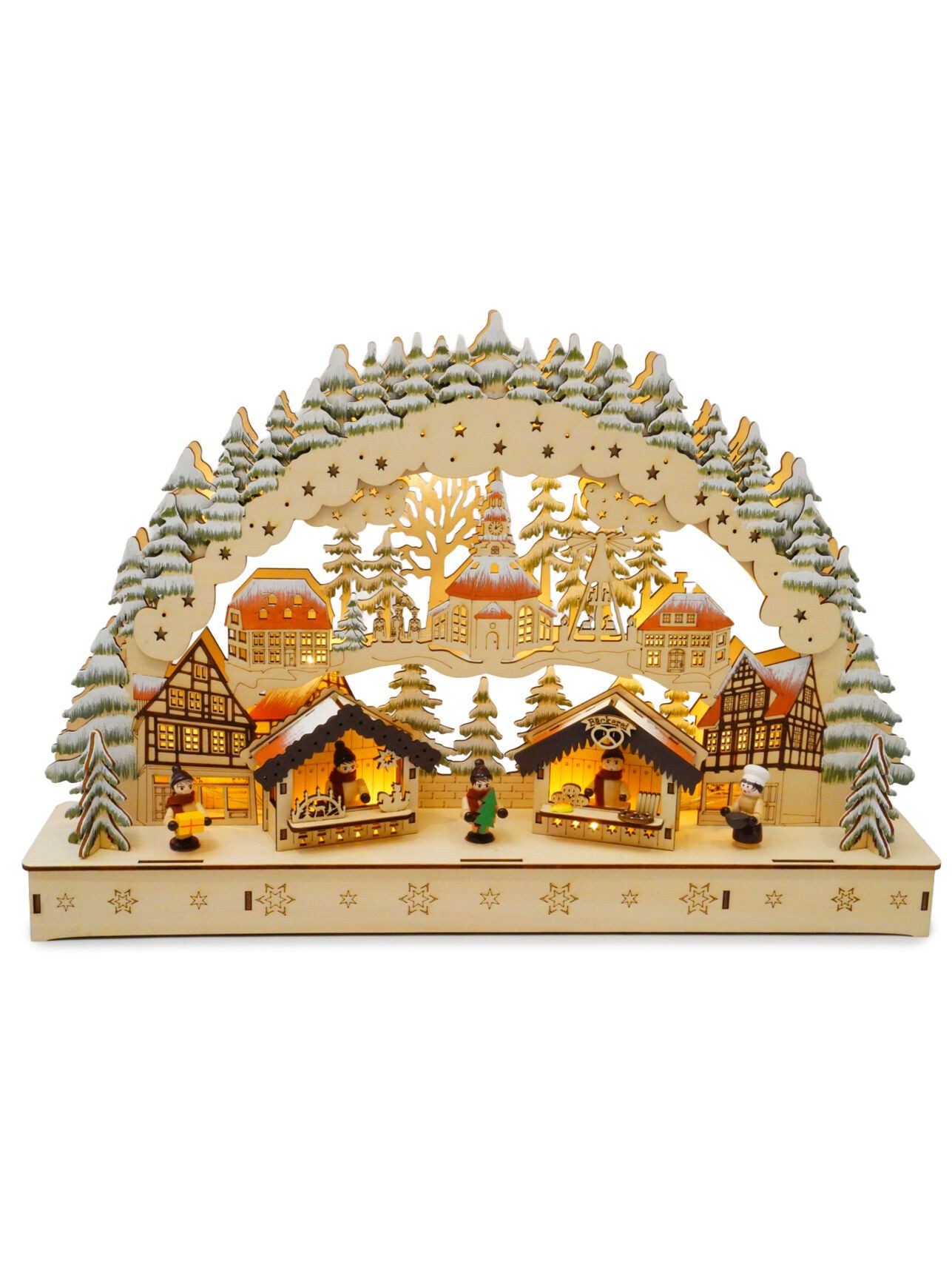 Dekorieren macht glücklich Weihnachtsfigur Weihnachtsdeko Schwibbogen "Wint günstig online kaufen