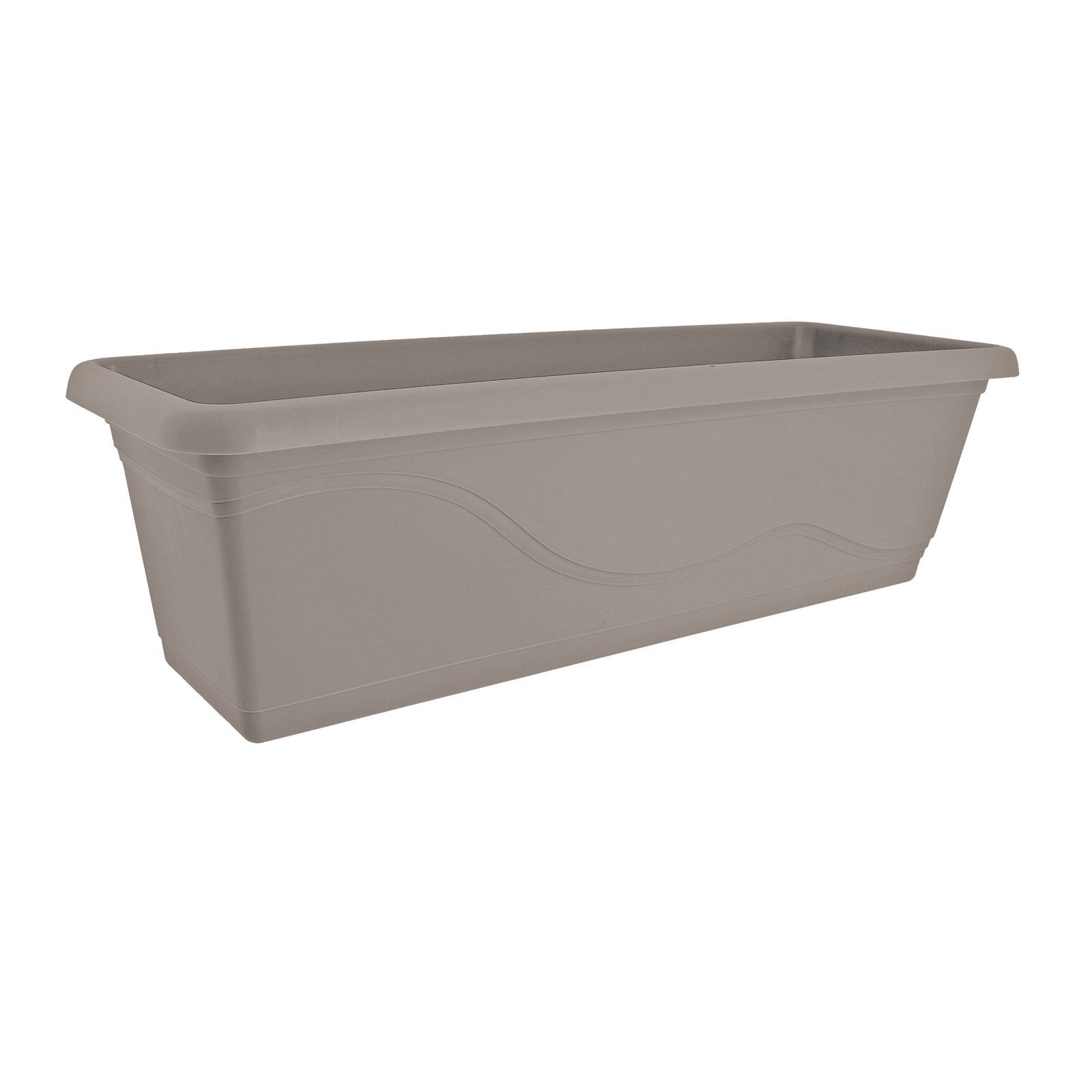 Blumenkasten Blumenkasten (1 Madrid HTI-Living Wasserspeicher St) 60 cm mit Taupe