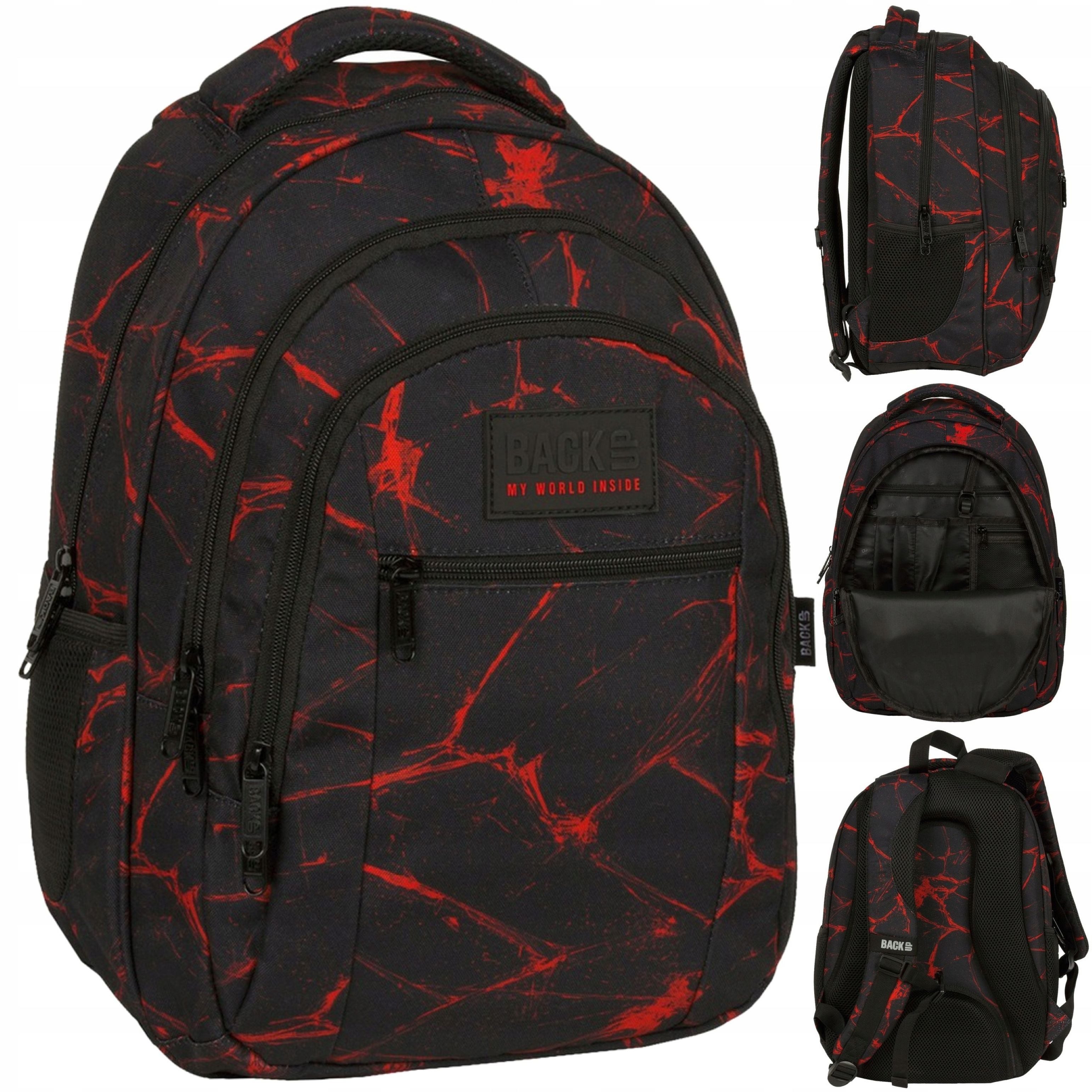 Festivalartikel Schulrucksack Schulrucksack Jungen 26L BackUP Magma Lava – robust & stylisch