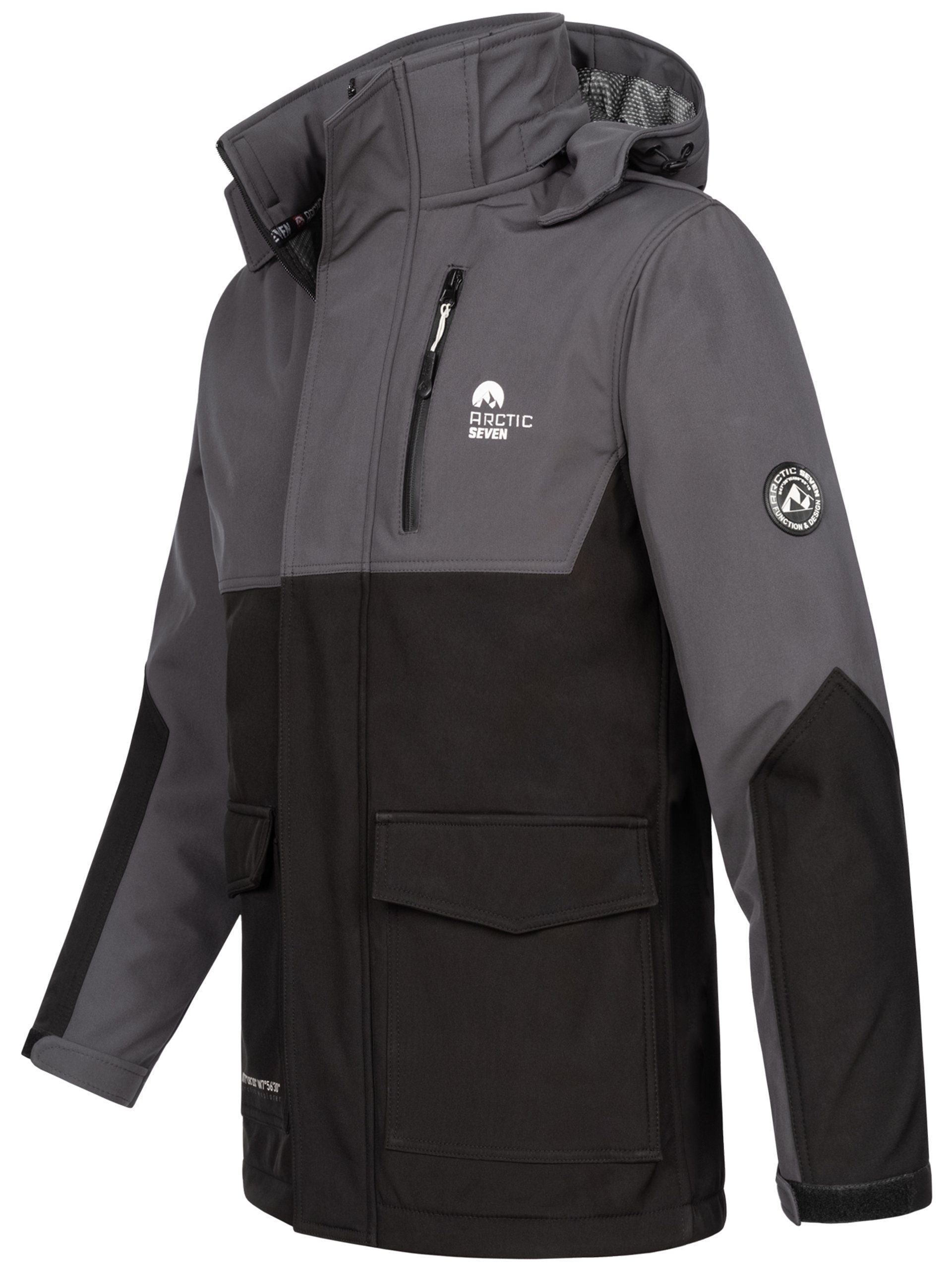 Arctic Seven Softshelljacke ASRenaldoo sportliche Funktionsjacke