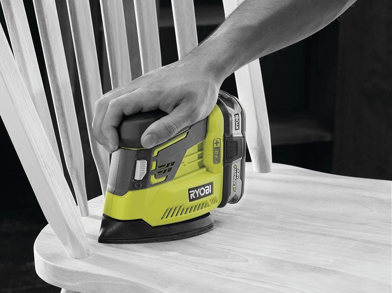 RYOBI Akku-Multischleifer Ryobi 18 V ONE Akku-DELTA-Vibrationschleifer R18PS-0 ohne Akku