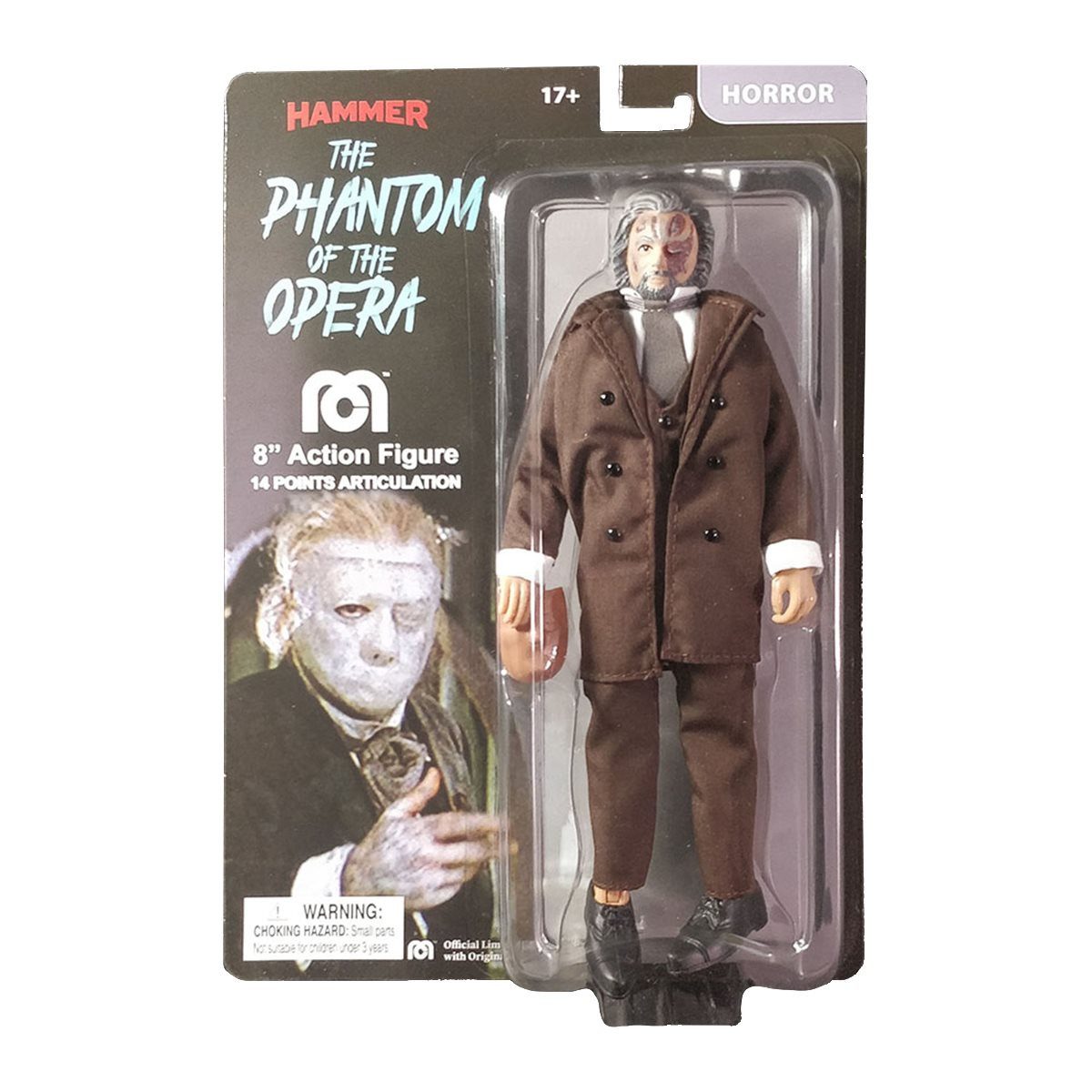Mego Actionfigur MEGO HORROR HAMMER PHANTOM OF THE OPERA 1962 (BROWN CLOTHES) 8 INCH AC