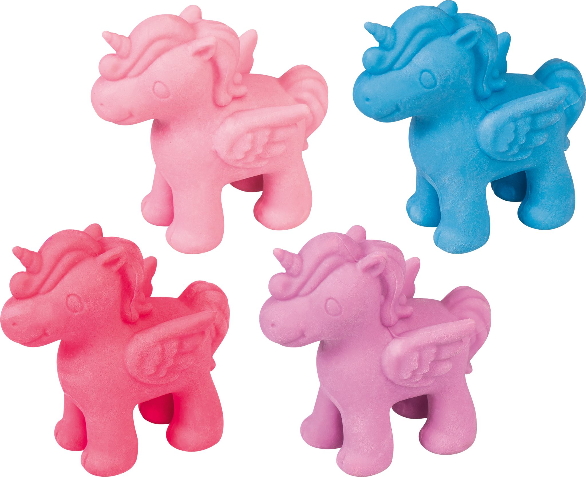BRUNNEN Radiergummi BRUNNEN 1027398 Radiergummi "Einhorn" 4 x 4 cm