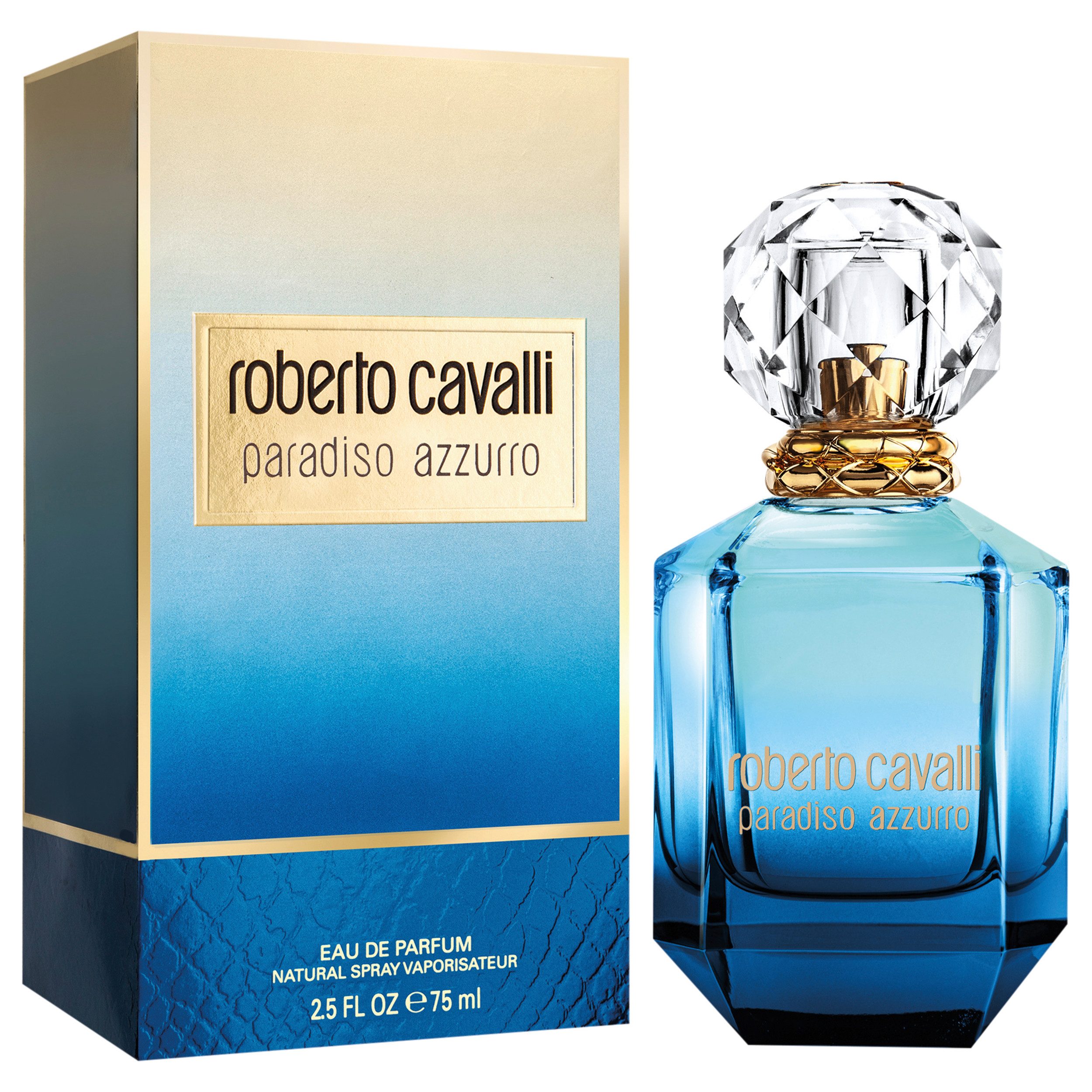 roberto cavalli Eau de Parfum PARADISO AZZURRO WOMAN EDP, 1-tlg., mit aquatischem Duftcharakter