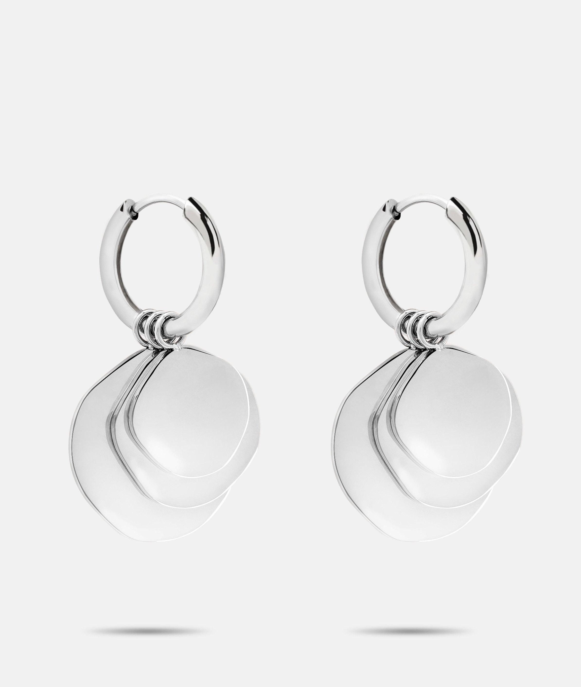 Liebeskind Berlin Schmuck Geschenk Edelstahl Ohrringe The Organic Treasure, Einhänger abnehmbar