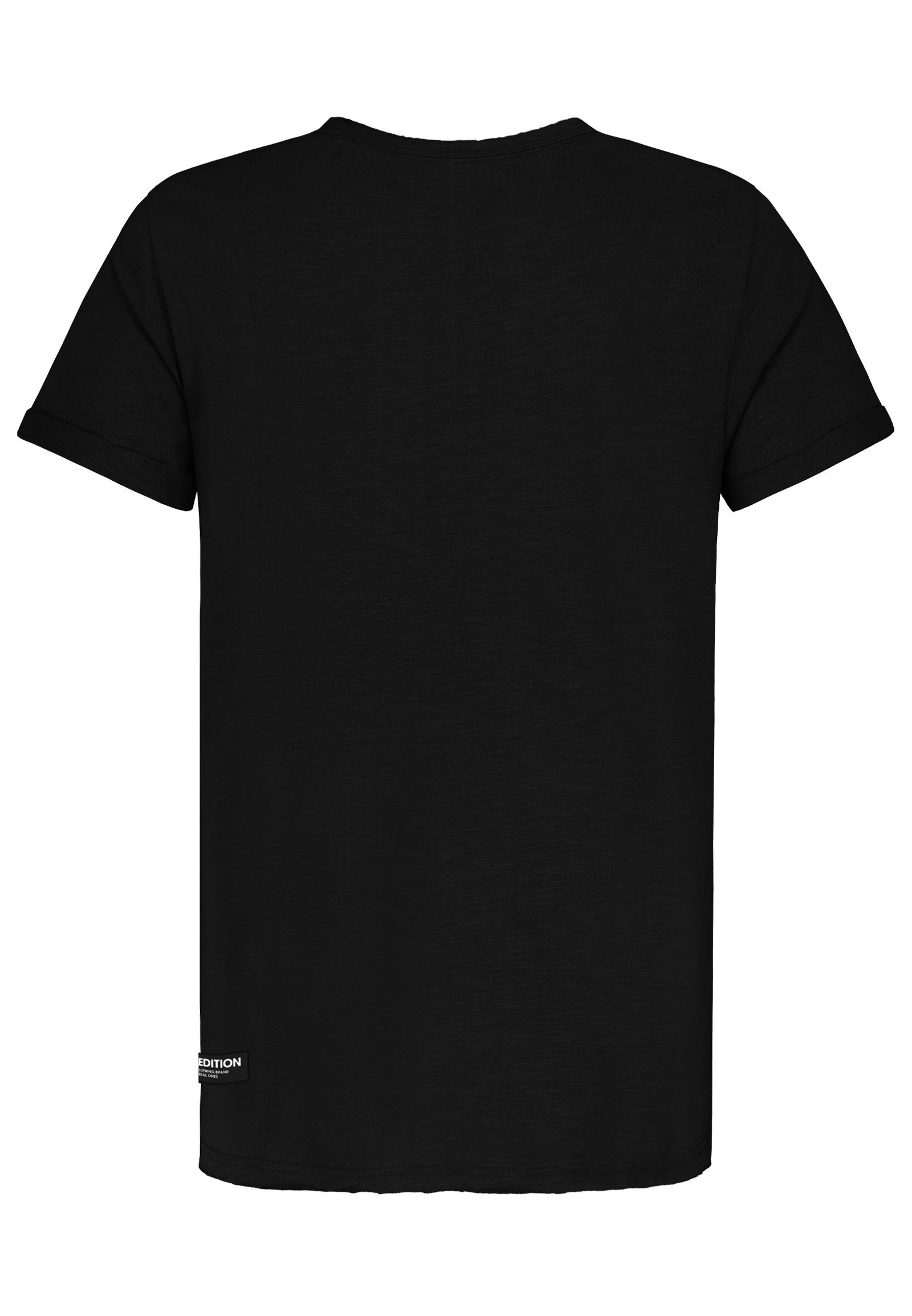 SUBLEVEL T-Shirt Kurzarm Rundhals Gerader Schnitt Einfarbig Minimalistisch für Herren (1-tlg) Baumwolle Normal Fit Rundhals Kurzarm Einfarbig atmungsaktiv