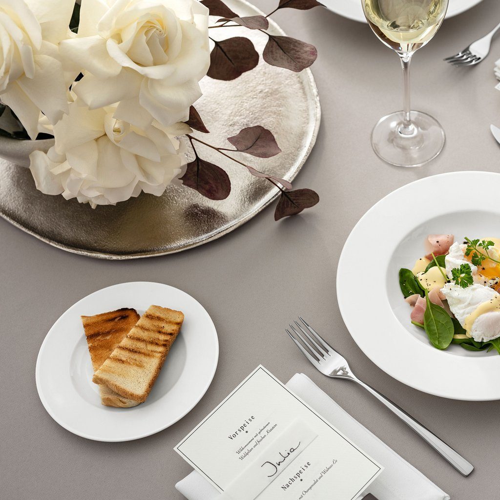 Villeroy & Boch Brotteller Royal Brotteller, (1 St), Premium Bone Porcelain, 1 Stck, mikrowellensicher,spülmaschinenfest, M