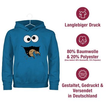 Shirtracer Hoodie Keks-Monster Karneval & Fasching