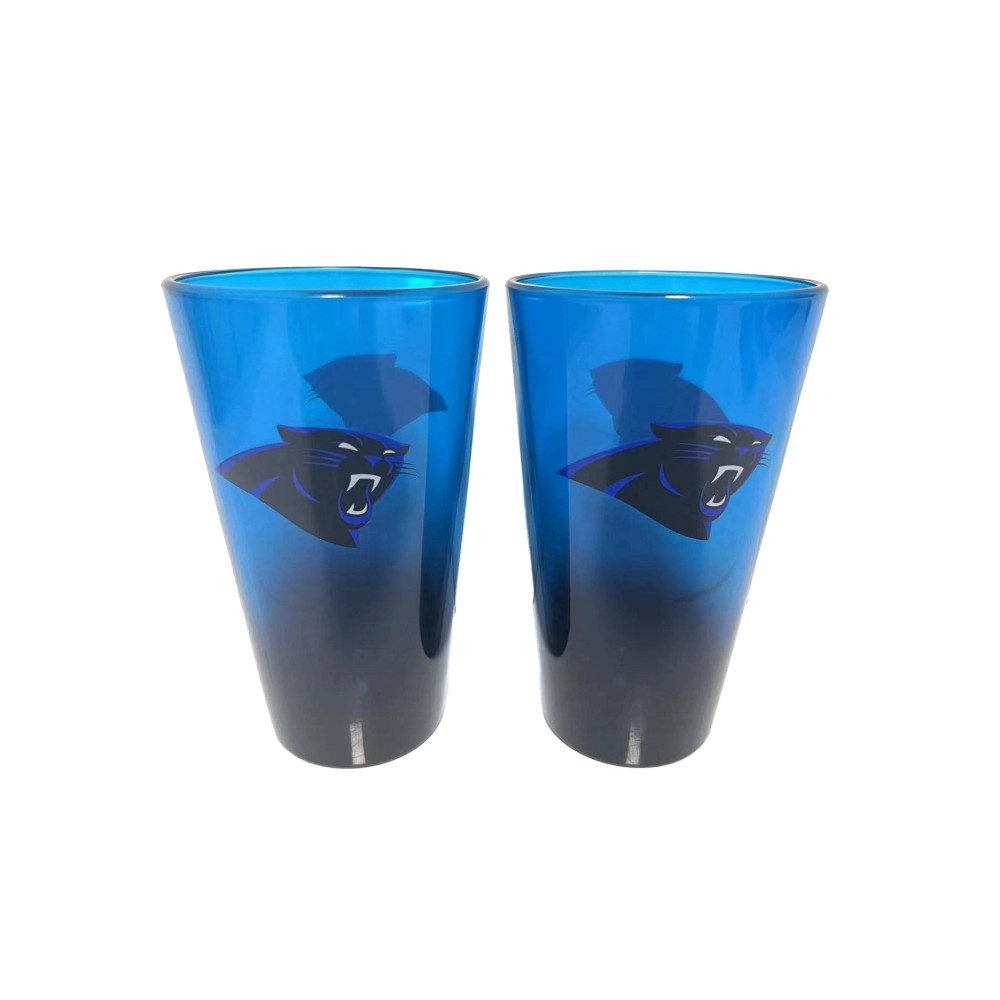 Carolina Panthers Glas Carolina Panthers Pint Glass 2er-Set, Glas