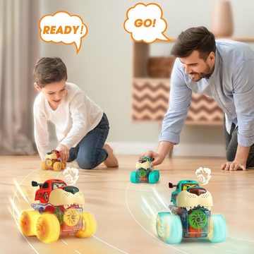 LENBEST Spielzeug-Monstertruck Auto Spielzeug, (3-tlg), Spielzeug ab 3 4 5 Jahre Junge