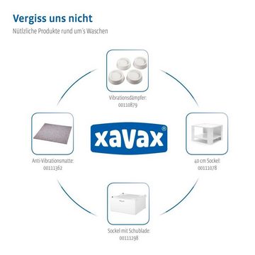 Xavax Unterbausockel Sockel Untergestell 60 x 60 x 50cm für Waschmaschine Trockner, höhenverstellbar bis zu 1cm
